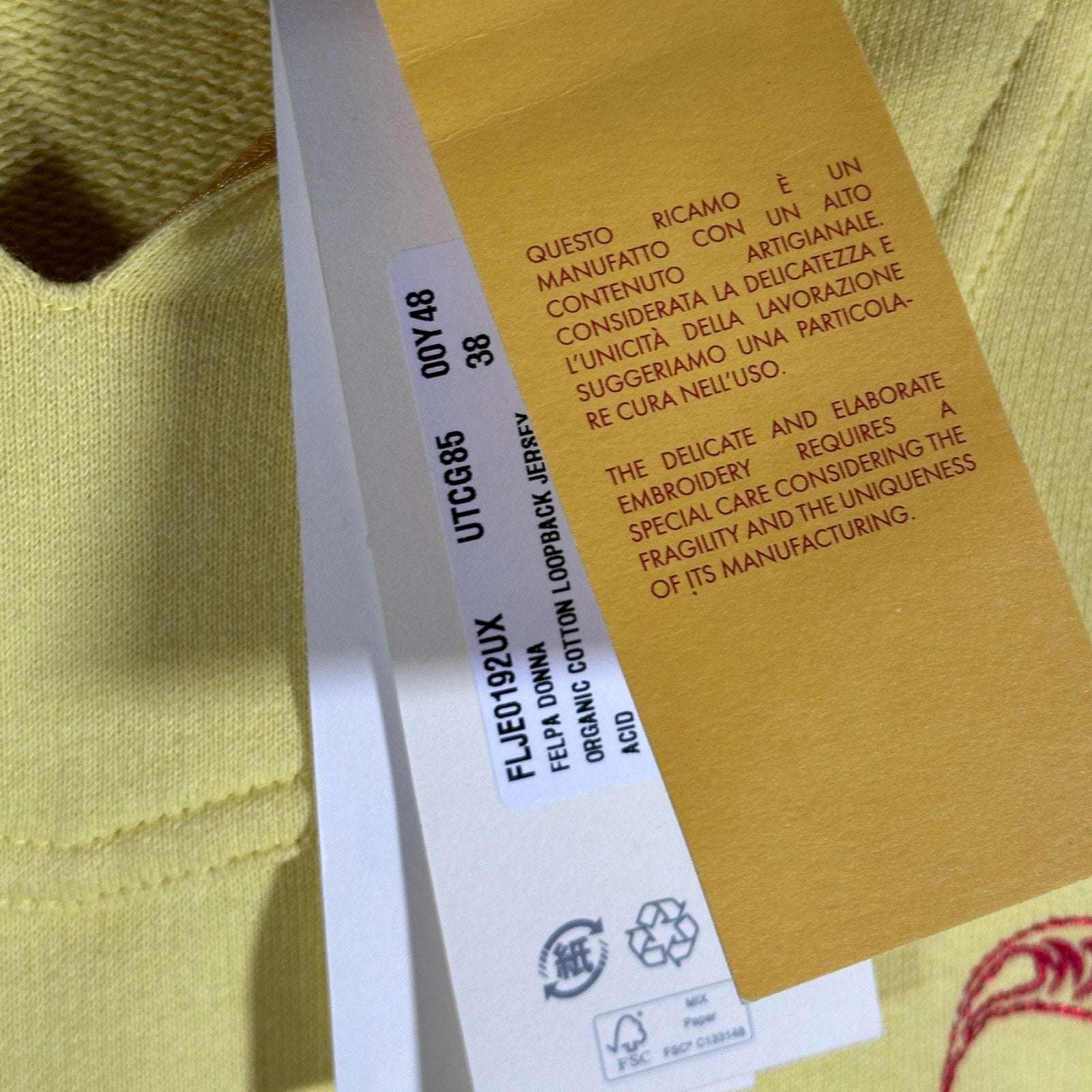 Marni x No Vacancy Inn Yellow Hoodie