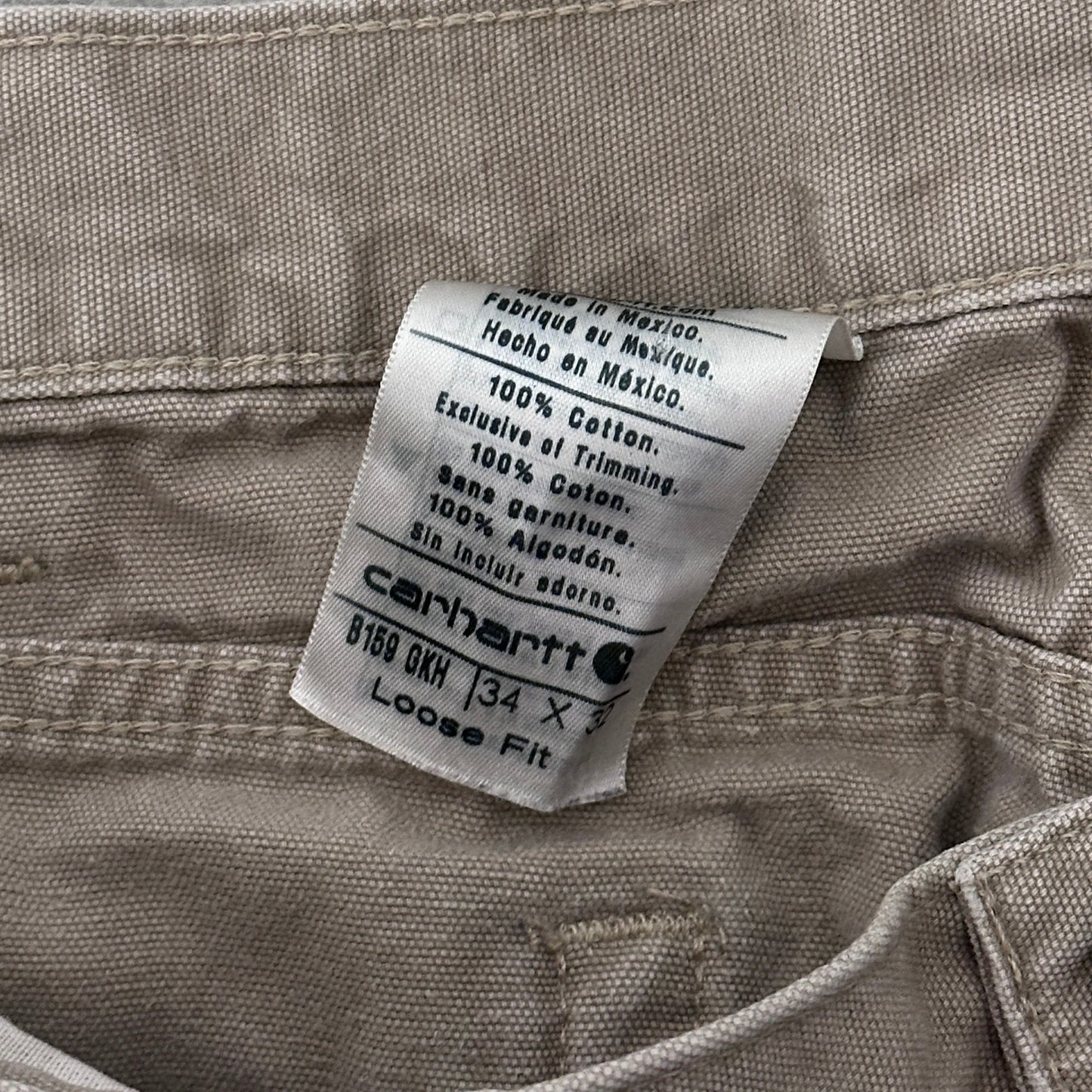 Carhartt Tan Carpenter Pants
