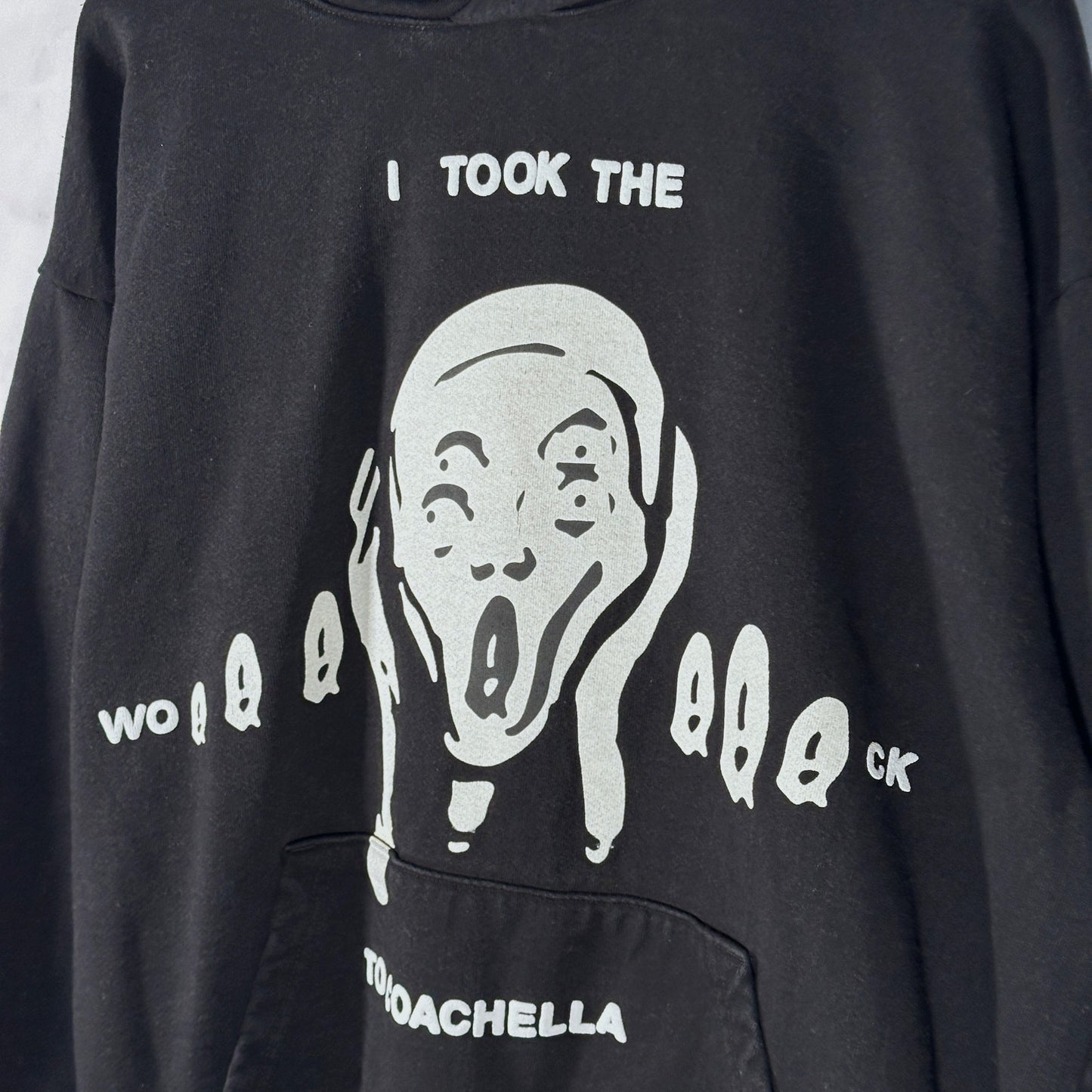 Cactus Plant Flea Market x Lil Yachty Coachella 2024 ‘Wock to Coachella’ Black Print Hoodie