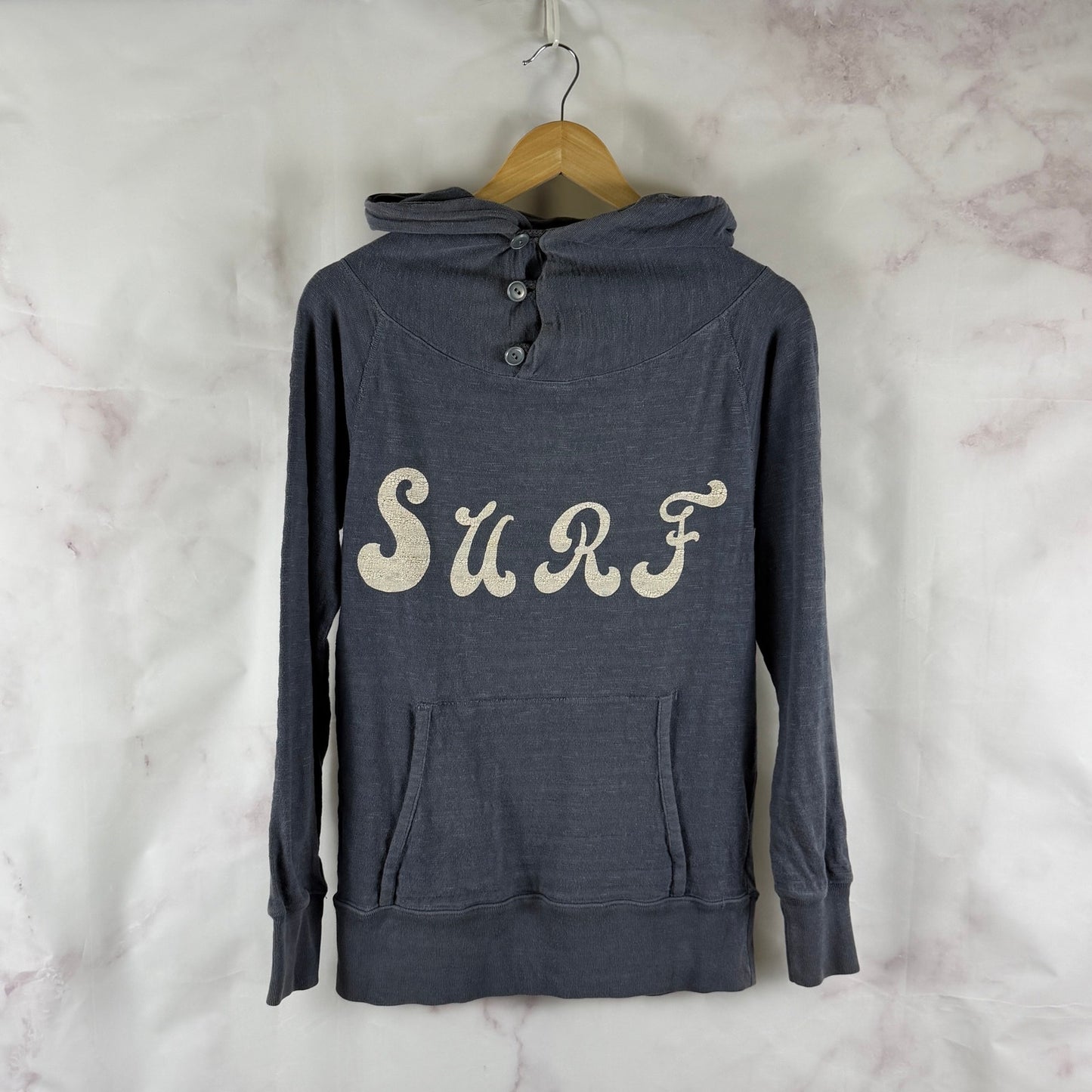 Kapital Surf Blue Slub Hoodie