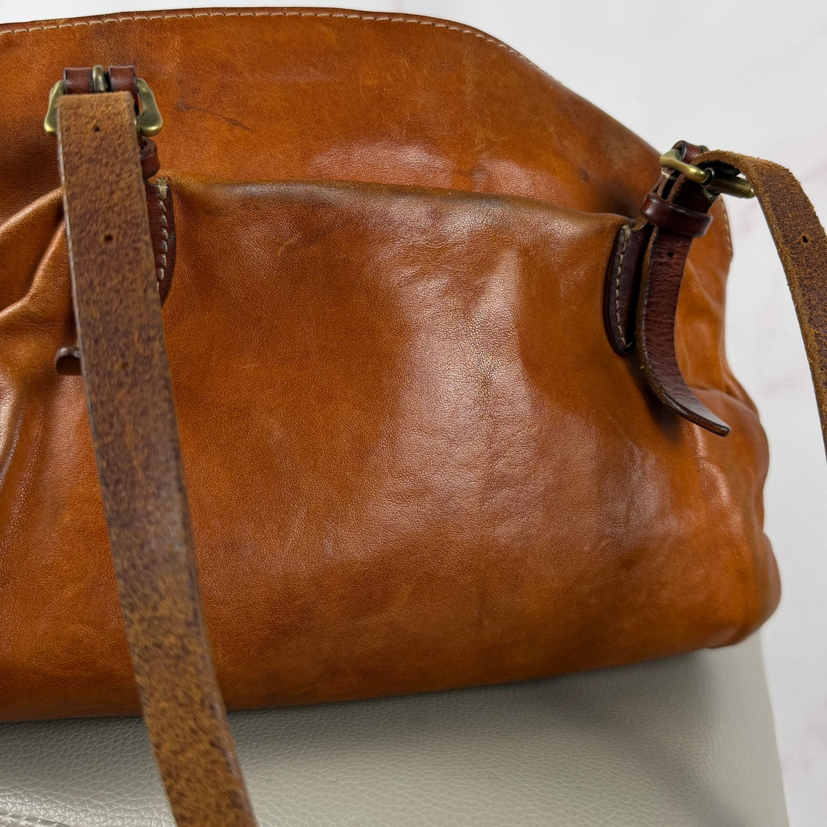 ANNAK Japan Handcrafted Leather Mini Boston Bag