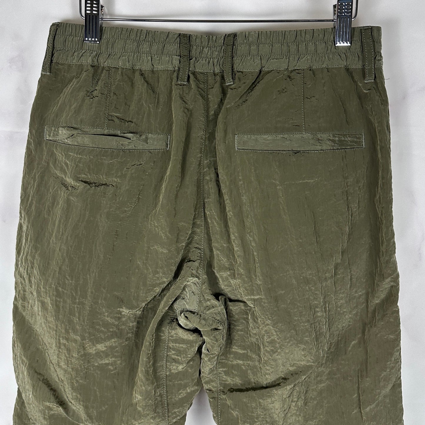 Nano Universe Noble Nylon Olive Green Jogger