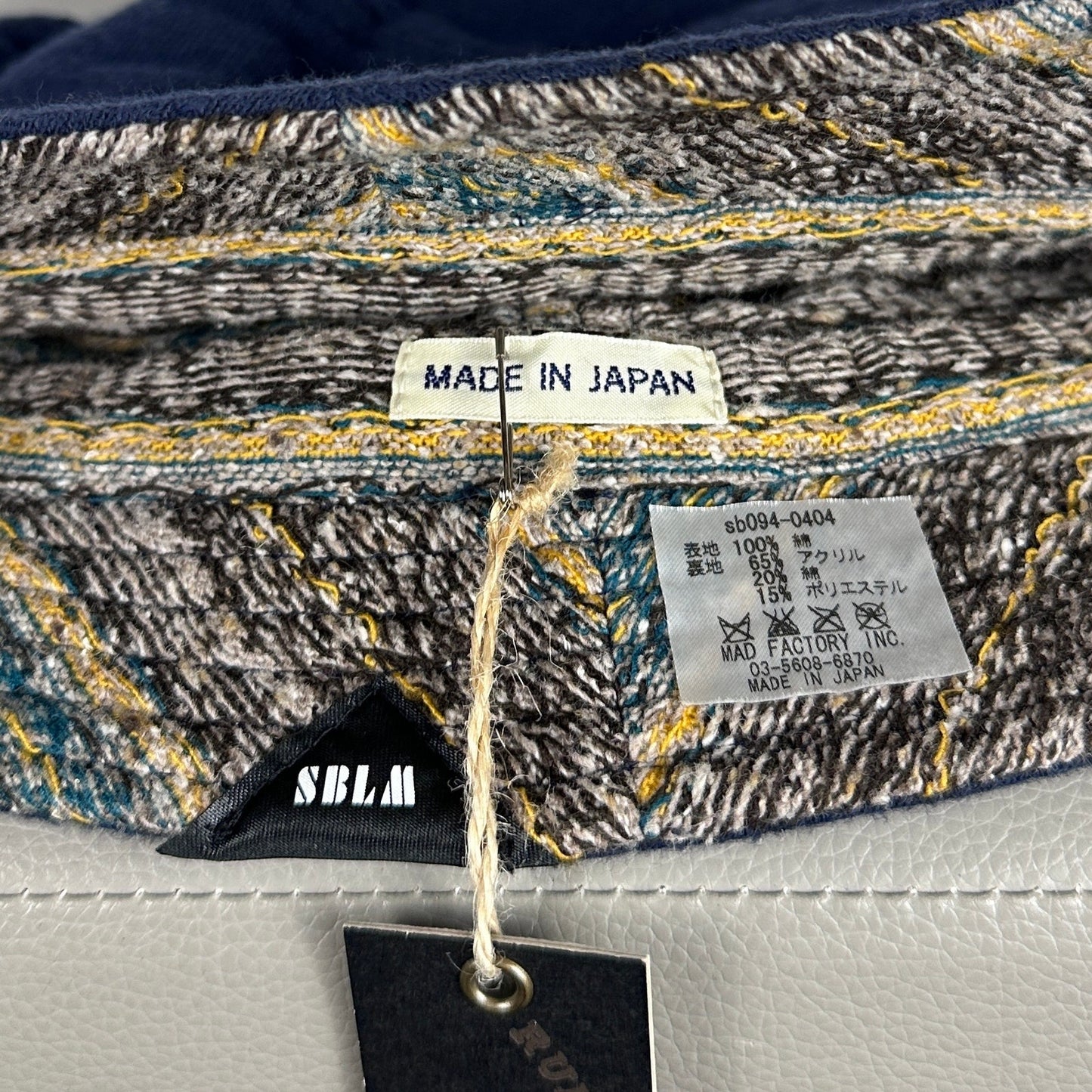Sublime Japanese Knit Navy Bucket Hat