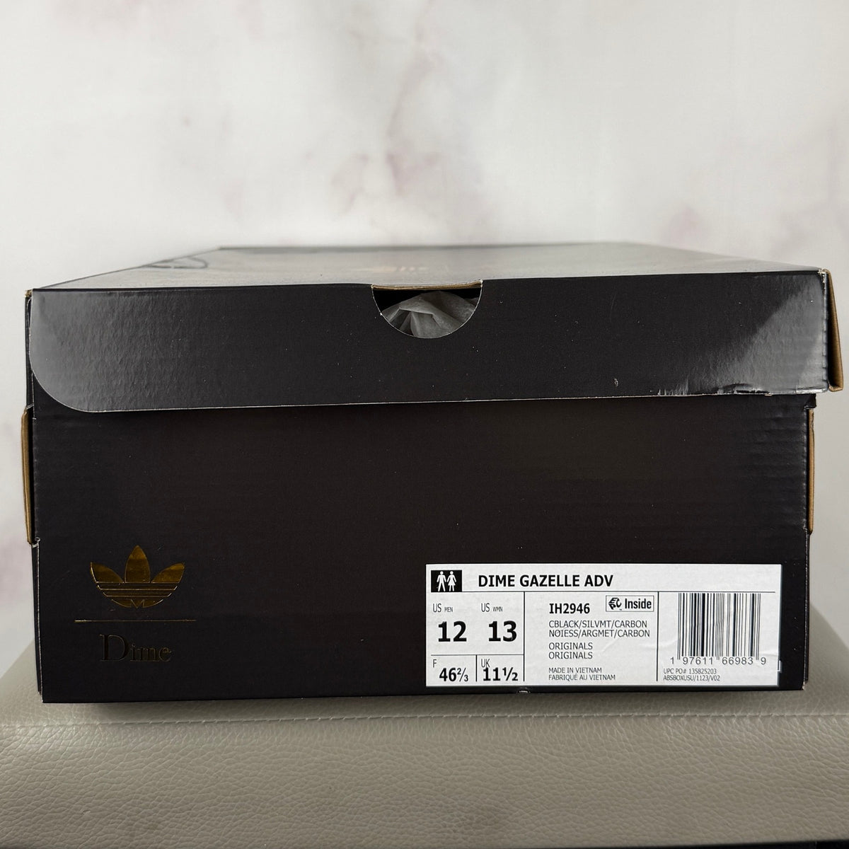Adidas x Dime Gazelle ADV Black Studded