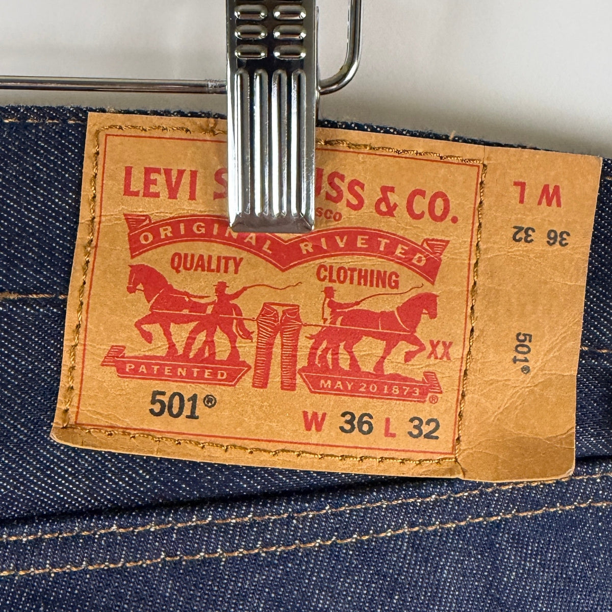 Levi’s Born x Raised Indigo Waterbird 501 Denim