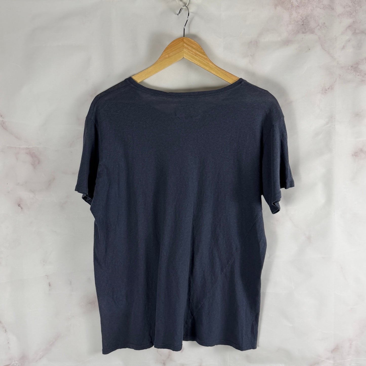 Greg Lauren Navy Groovy Logo Tee