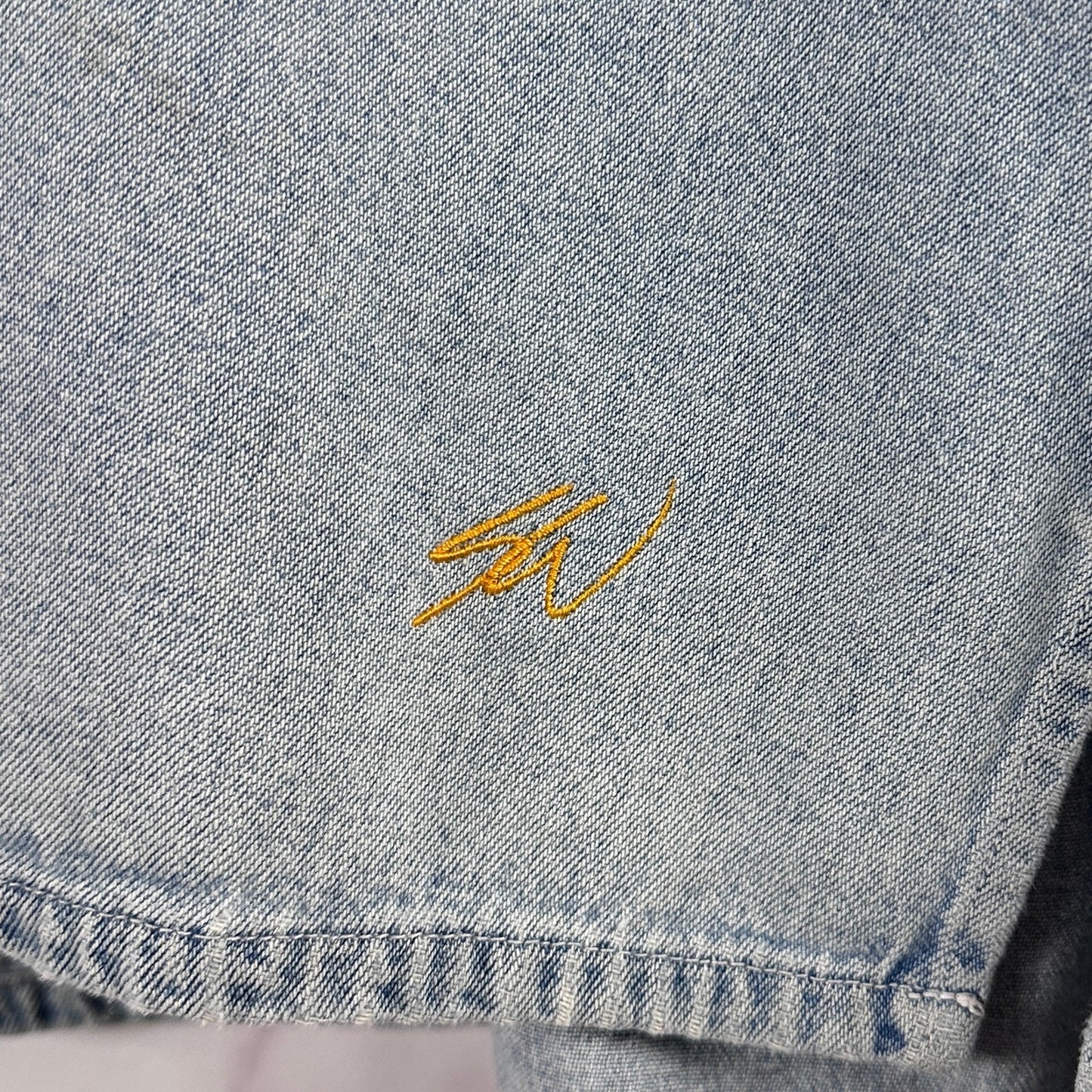 Vintage Gap Sean Wotherspoon Denim 1/2-Zip Shirt