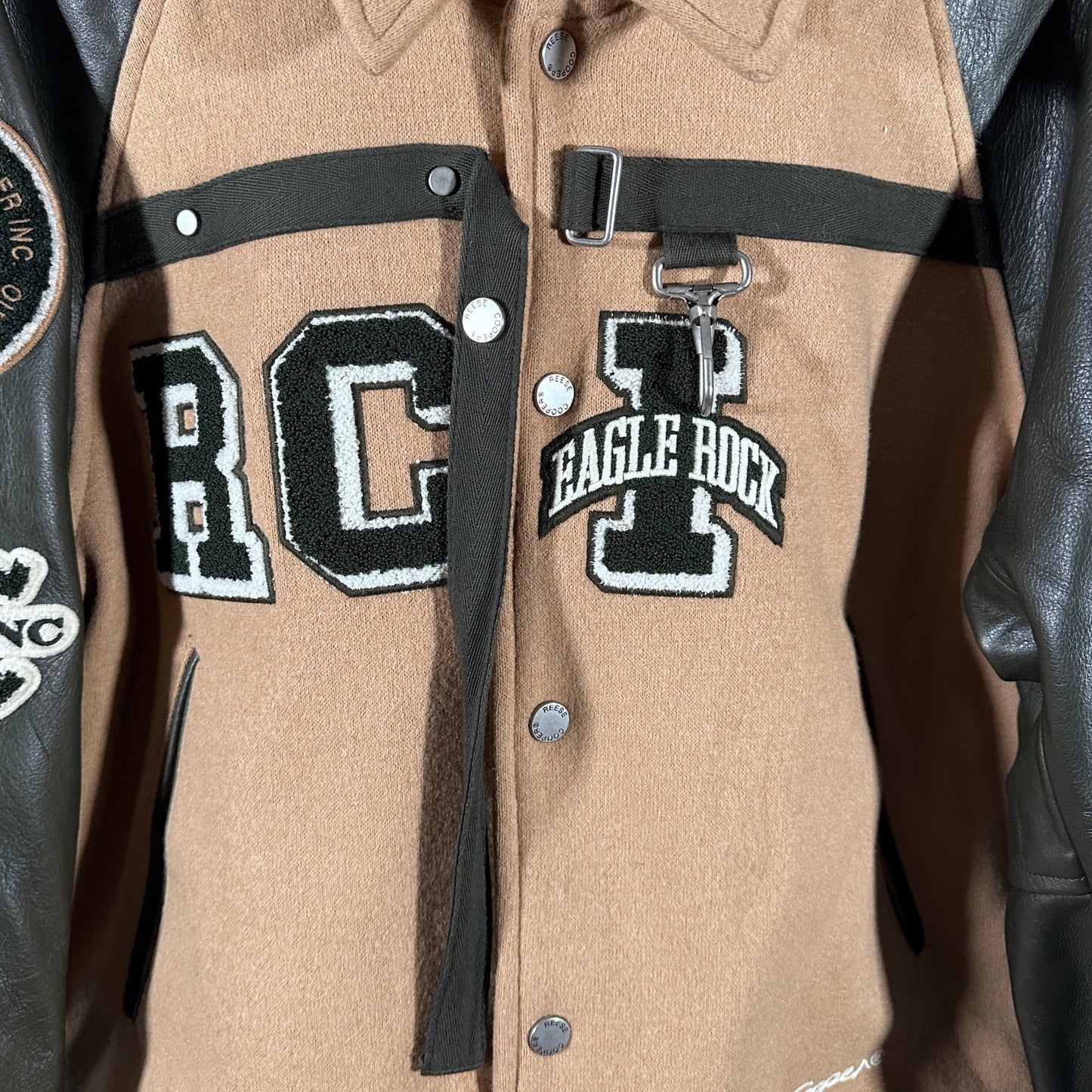 Reese Cooper F/W22 ‘Two Steps Forward’ Eagle Rock Varsity Jacket