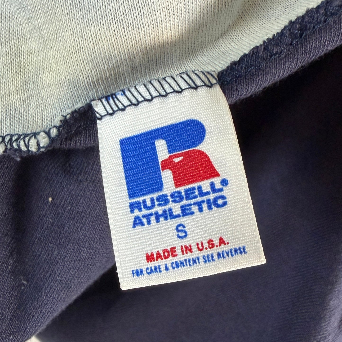 Vintage 80s Coca-Cola Double Face Navy Jersey Shirt