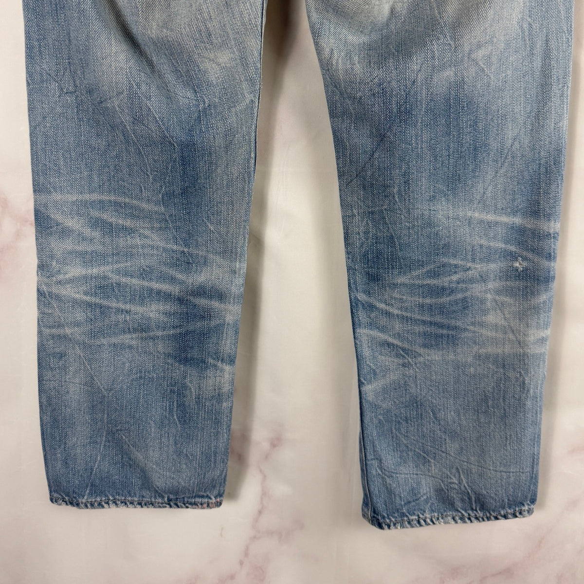 Hysteric Glamour Repaired Light Wash Studded Denim