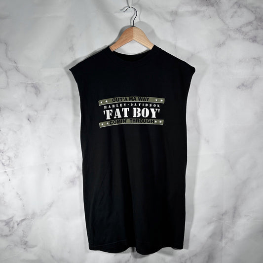 Harley Davidson Y2K Fat Boy Naples Florida Black Tank