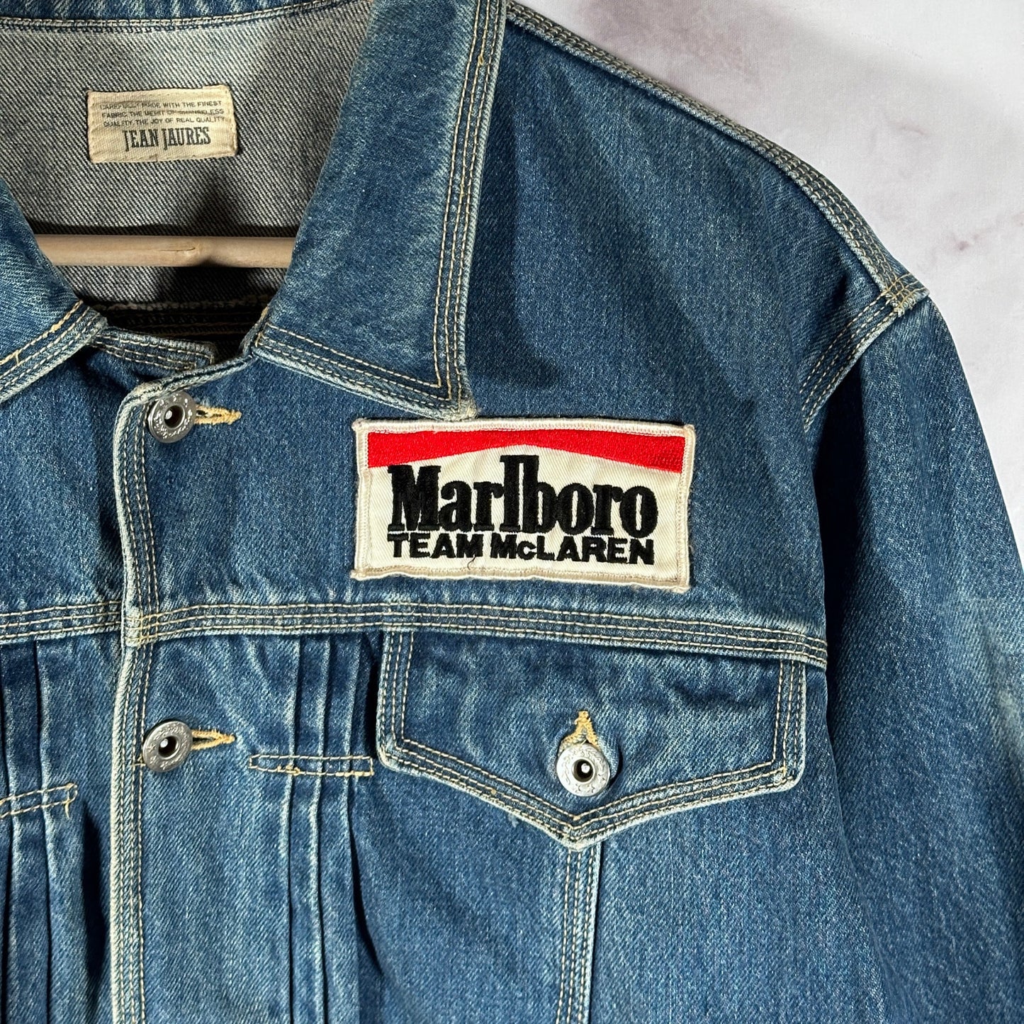 Vintage Marlboro Jean Jaures Denim Jacket