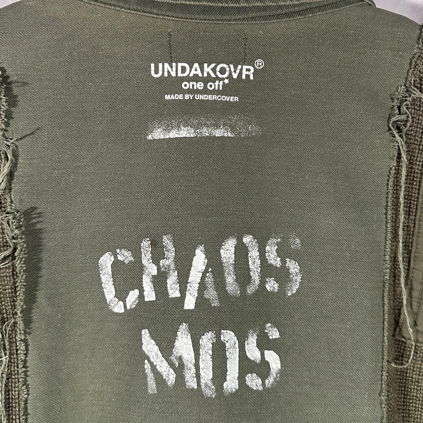 Undercover UNDAKOVR One Off Military Green Hybrid Shirt