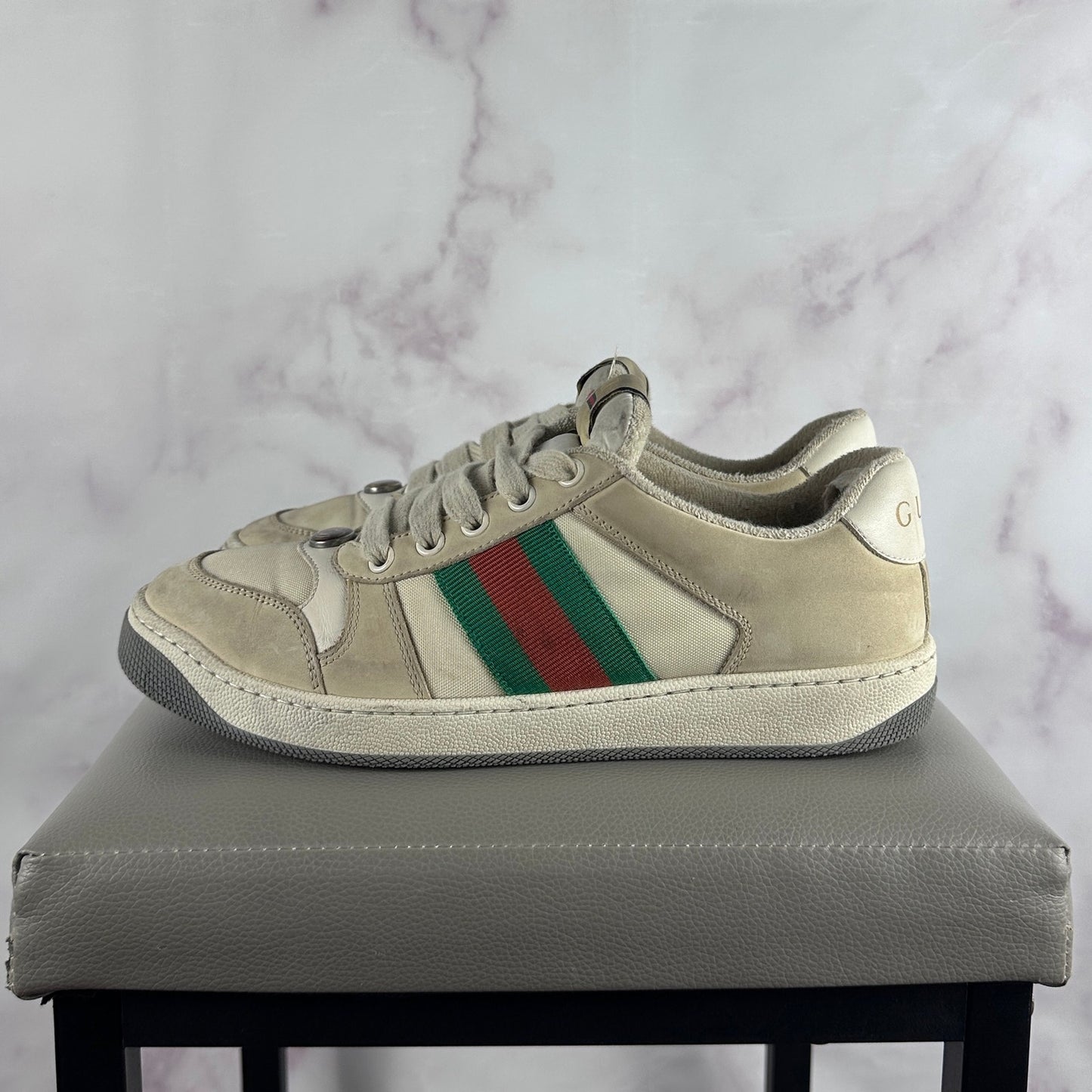 Gucci Screener Low Cream