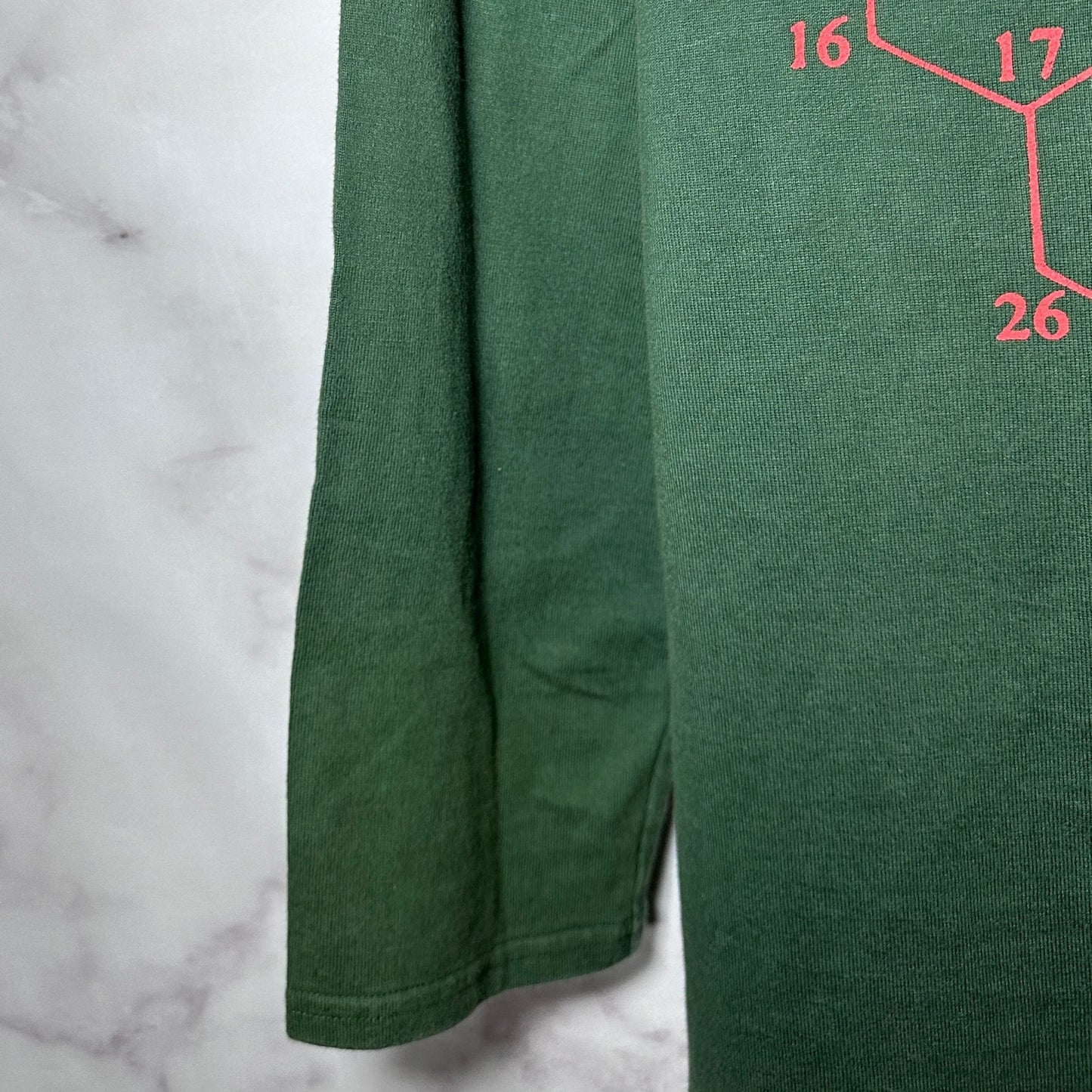 Undercover S/S11 ‘Underman’ Sigma Rho Green 3/4-Sleeve Tee