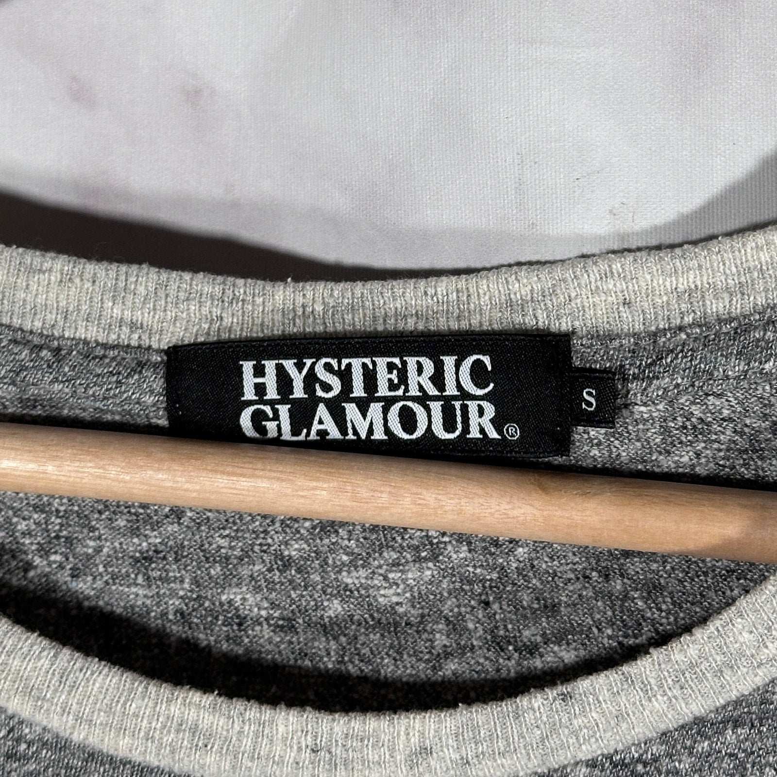 Hysteric Glamour Premiums Heather Grey Tee