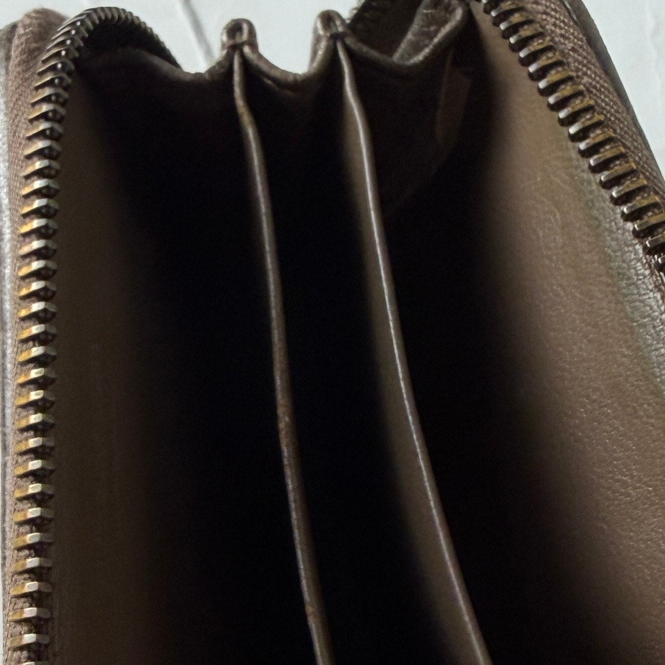Bottega Veneta Intrecciato Woven Metallic Leather Zipper Wallet