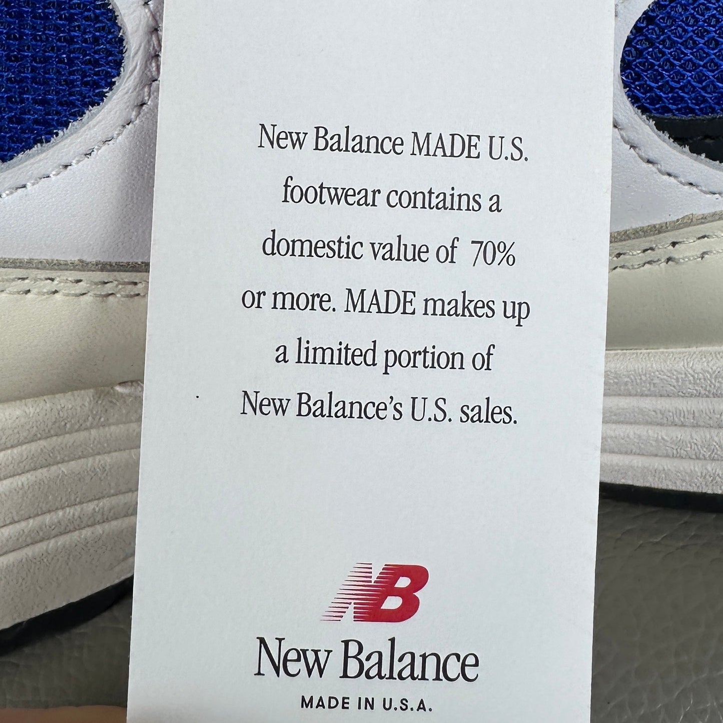 New Balance 992 MiUSA White Royal Purple Fuchsia