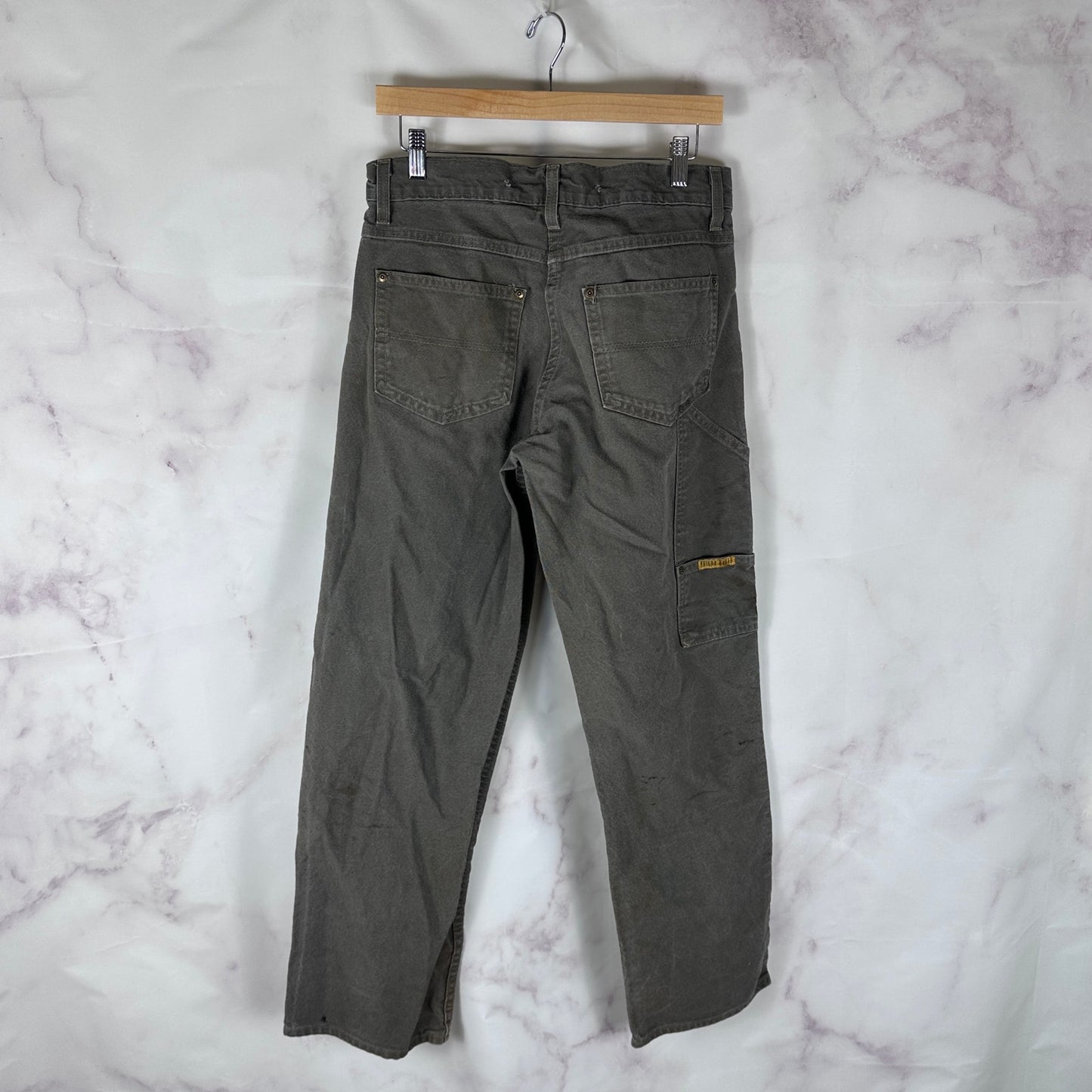 Prison Blue Grey Double Knee Work Pants