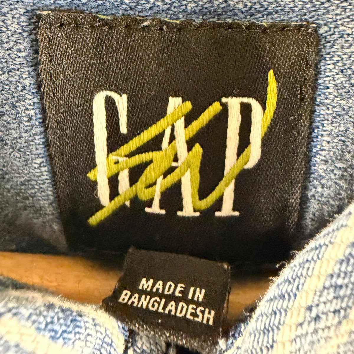 Sean Wotherspoon x GAP Hickory Stripe Denim Shirt