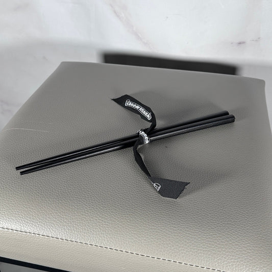 Chrome Hearts Ebony & Silver Chopsticks