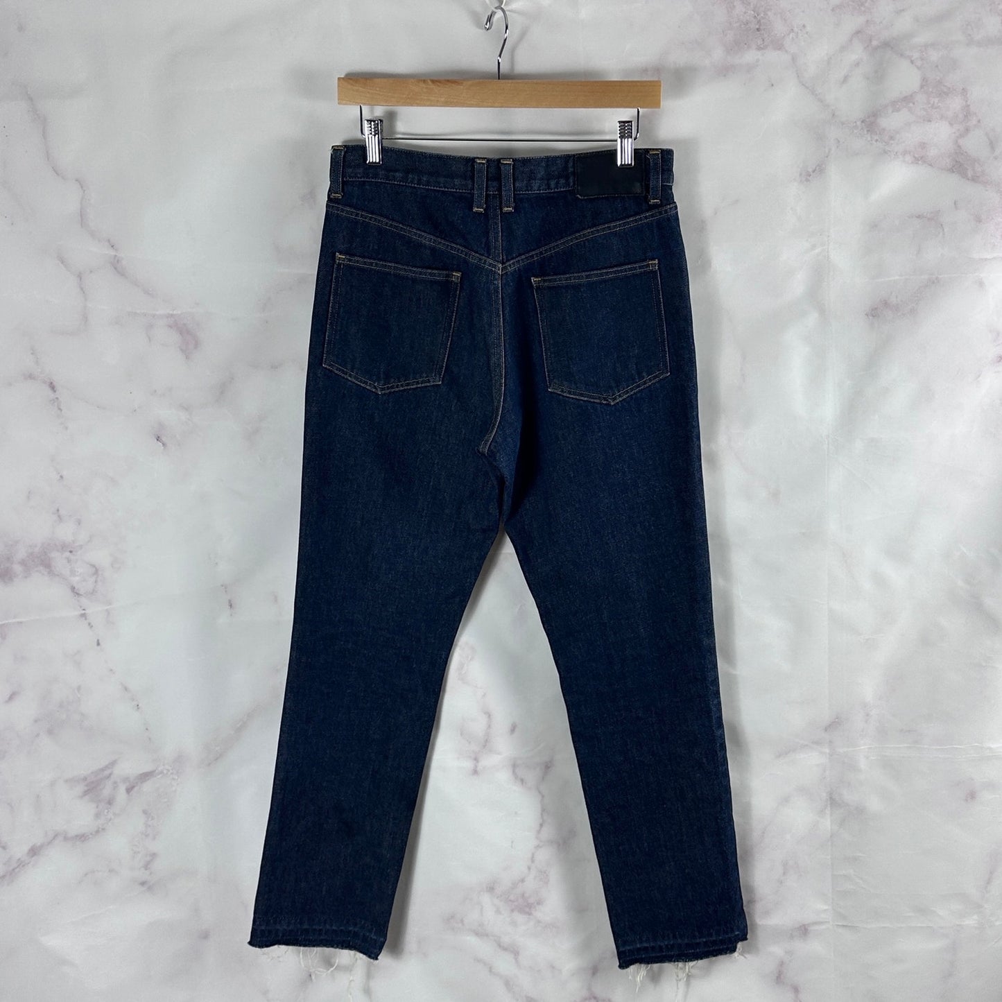 John Lawrence Sullivan Indigo Released Hem Denim