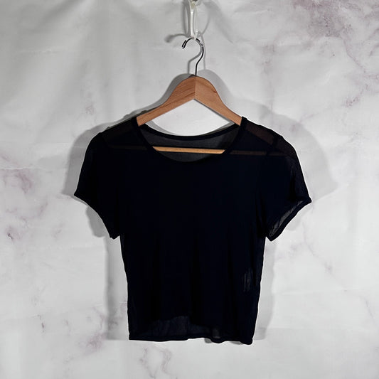 Comme des Garçons Archive AD1993 Black Mesh Tee