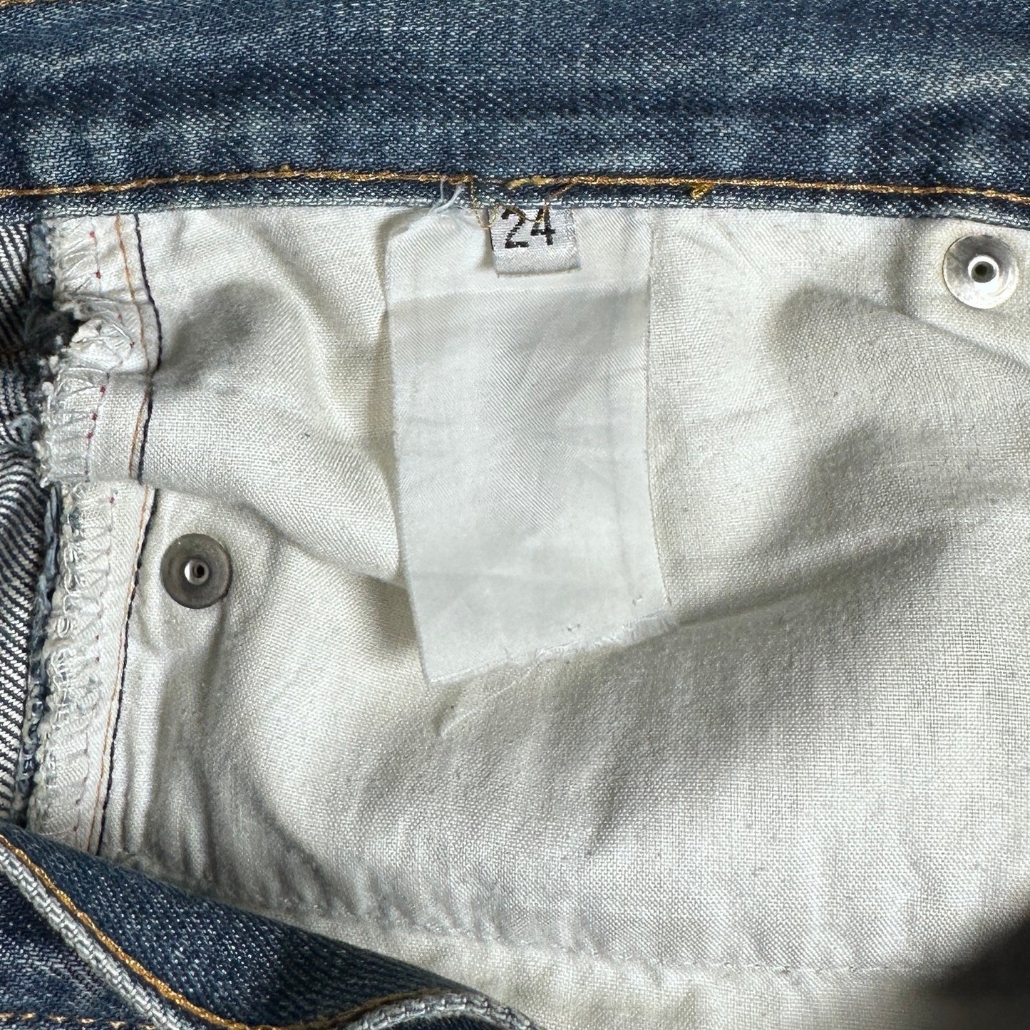 Helmut Lang Thrashed Selvedge Denim Jeans