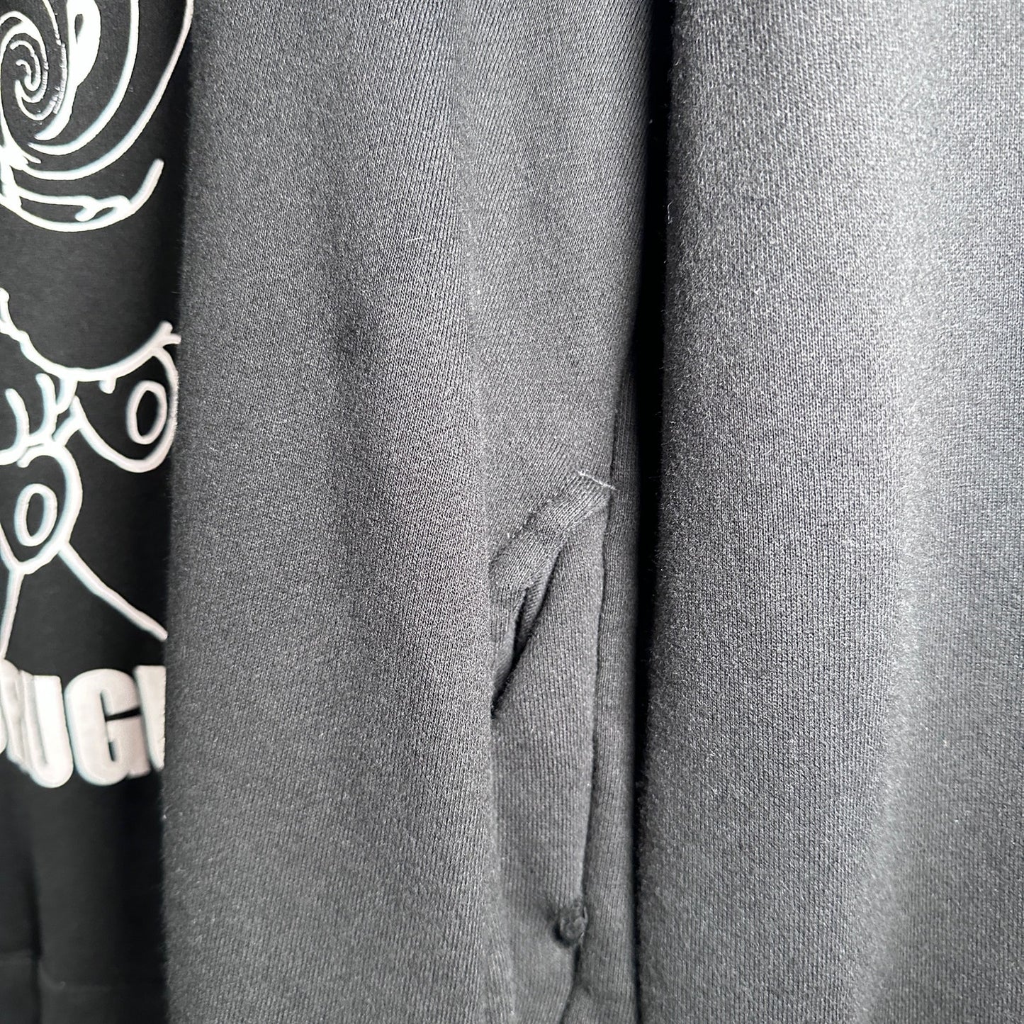 Undercover Black Warped GuruGuru Bear Hoodie