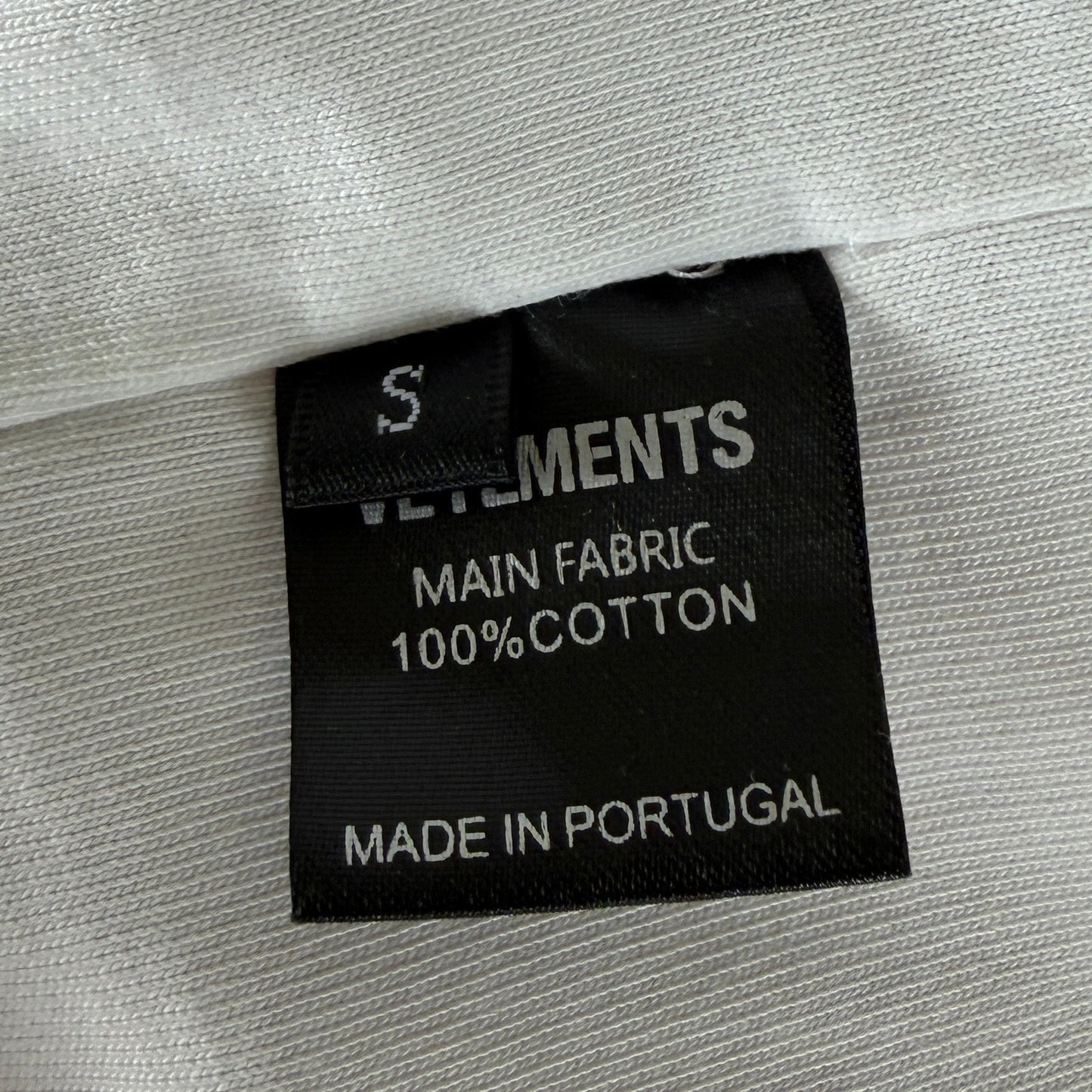 Vetements DHL Inside Out White Label Tee