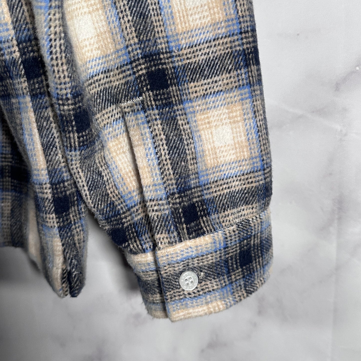 Andrew Miami Plaid Zipper Flannel
