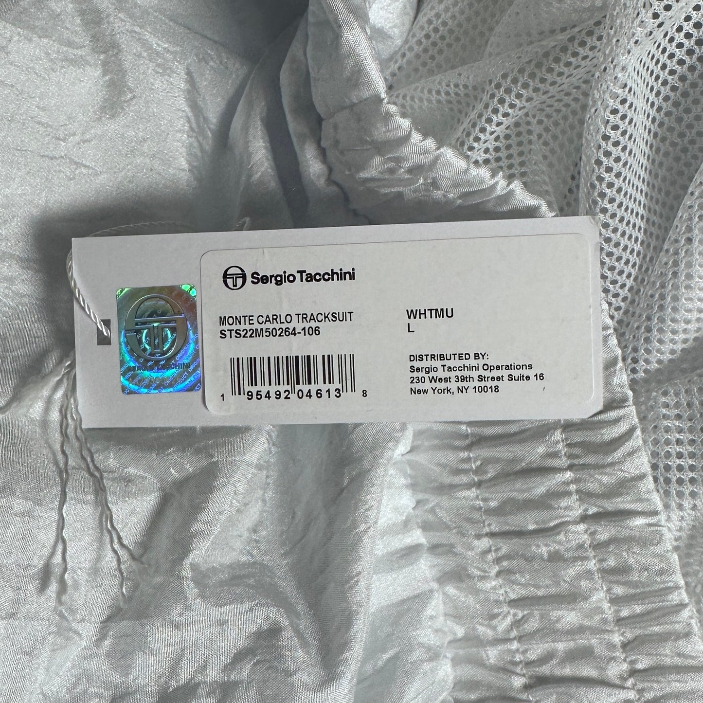 Sergio Tacchini Monte Carlo Track Jacket White/Blue