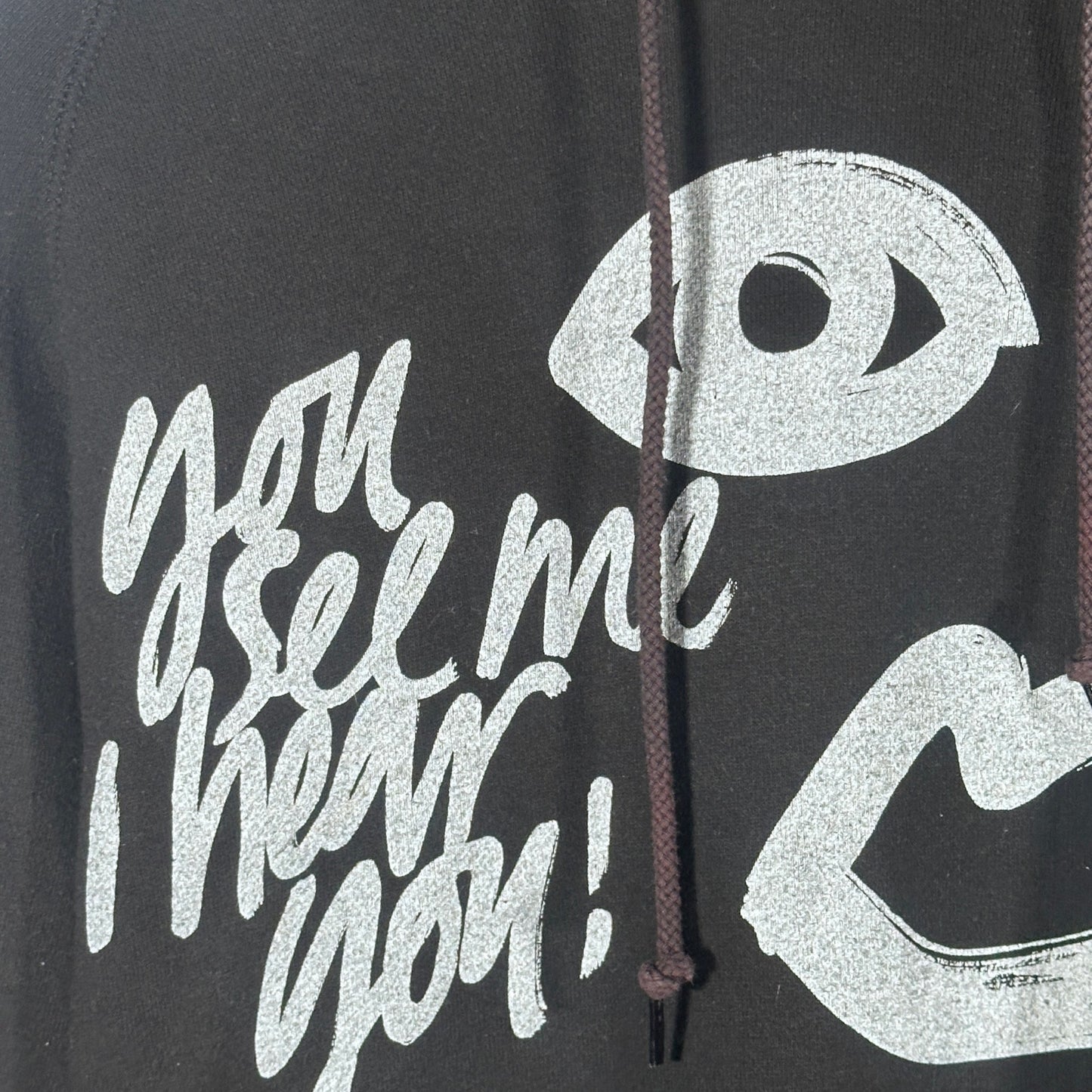 Comme des Garçons eYe ‘You See Me’ Black Hoodie