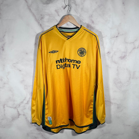 Umbro Yellow Celtic Football Club L/S Jersey