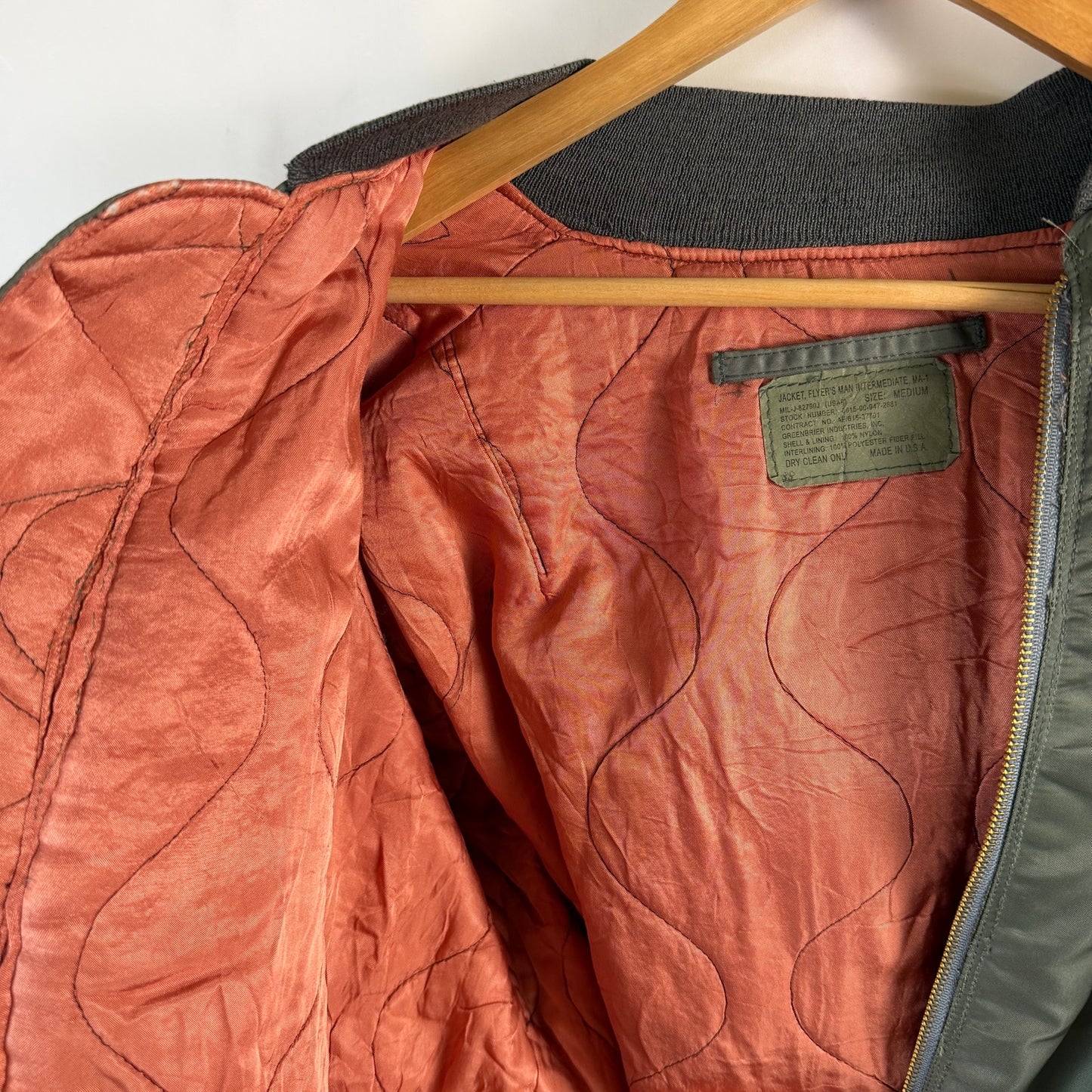 Vintage 90s MA-1 Japanese Imaishoji Bomber Jacket