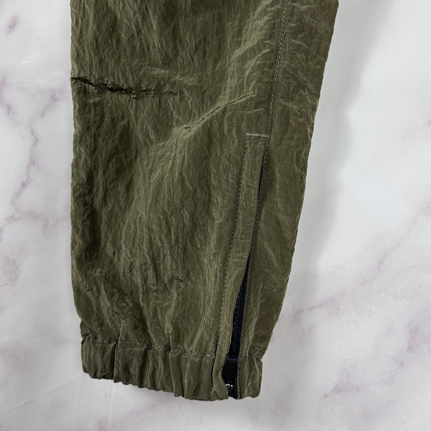 Nano Universe Noble Nylon Olive Green Jogger
