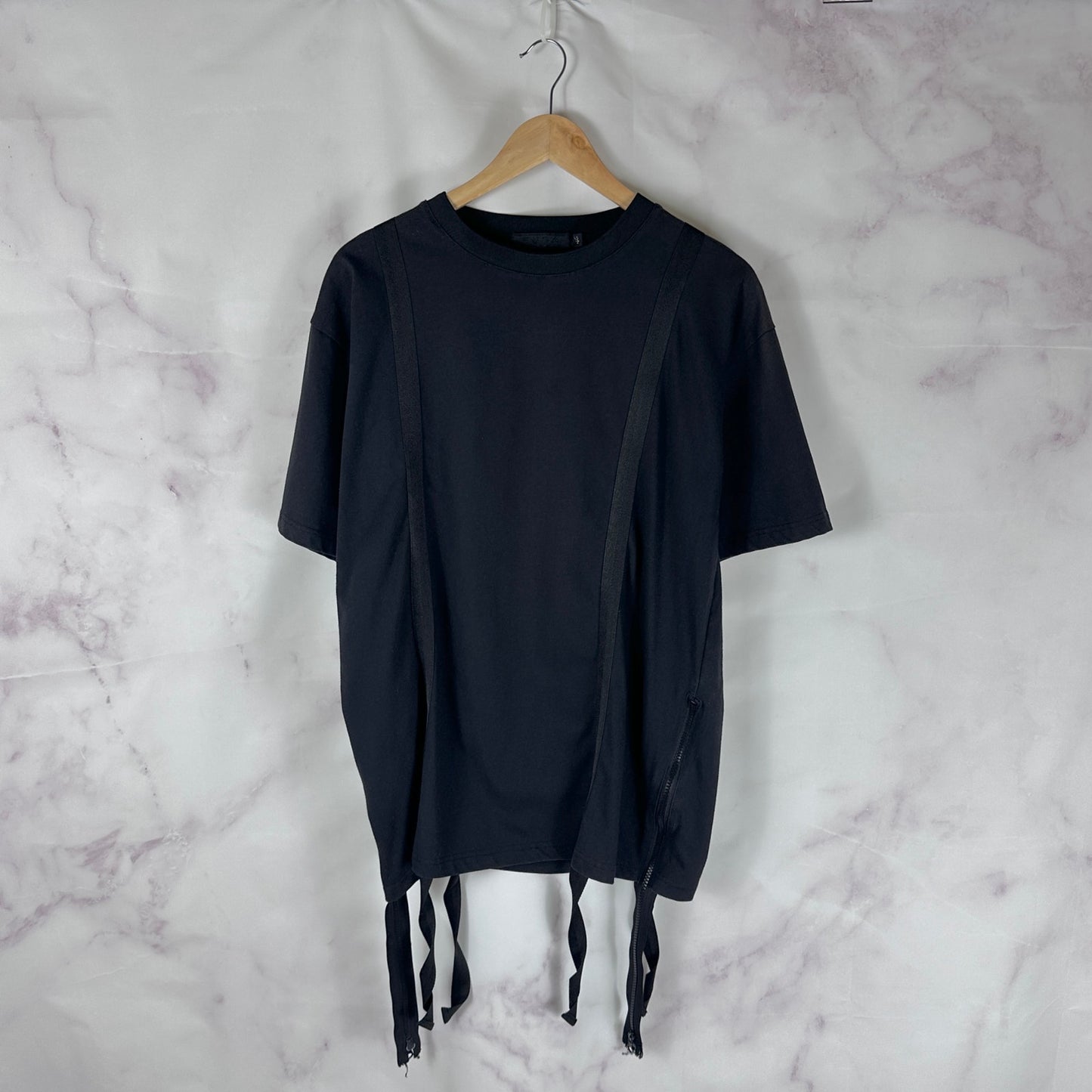 Fuga Cut & Sew Zipper Bondage Tee