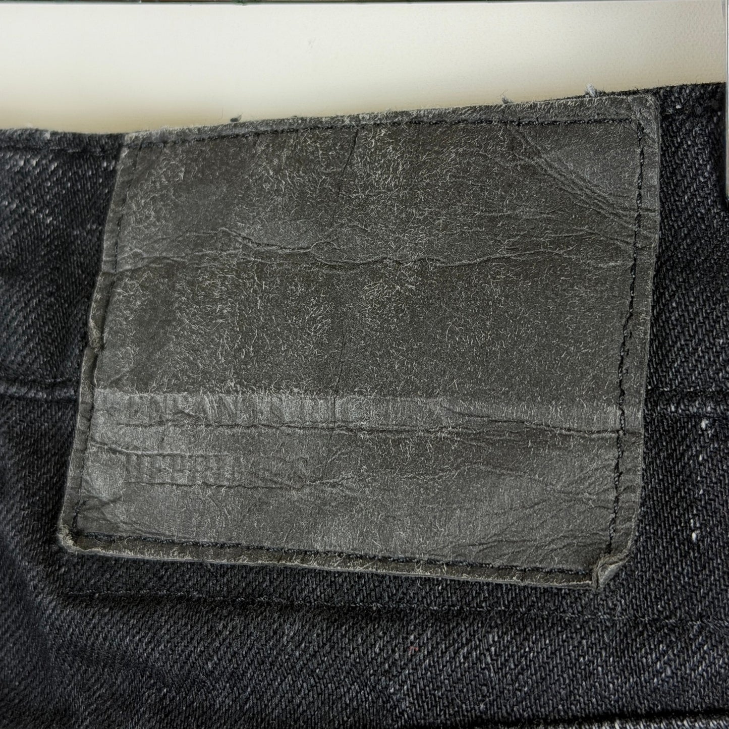 Enfants Riches Deprimes Double Knee Black Carpenter Pants