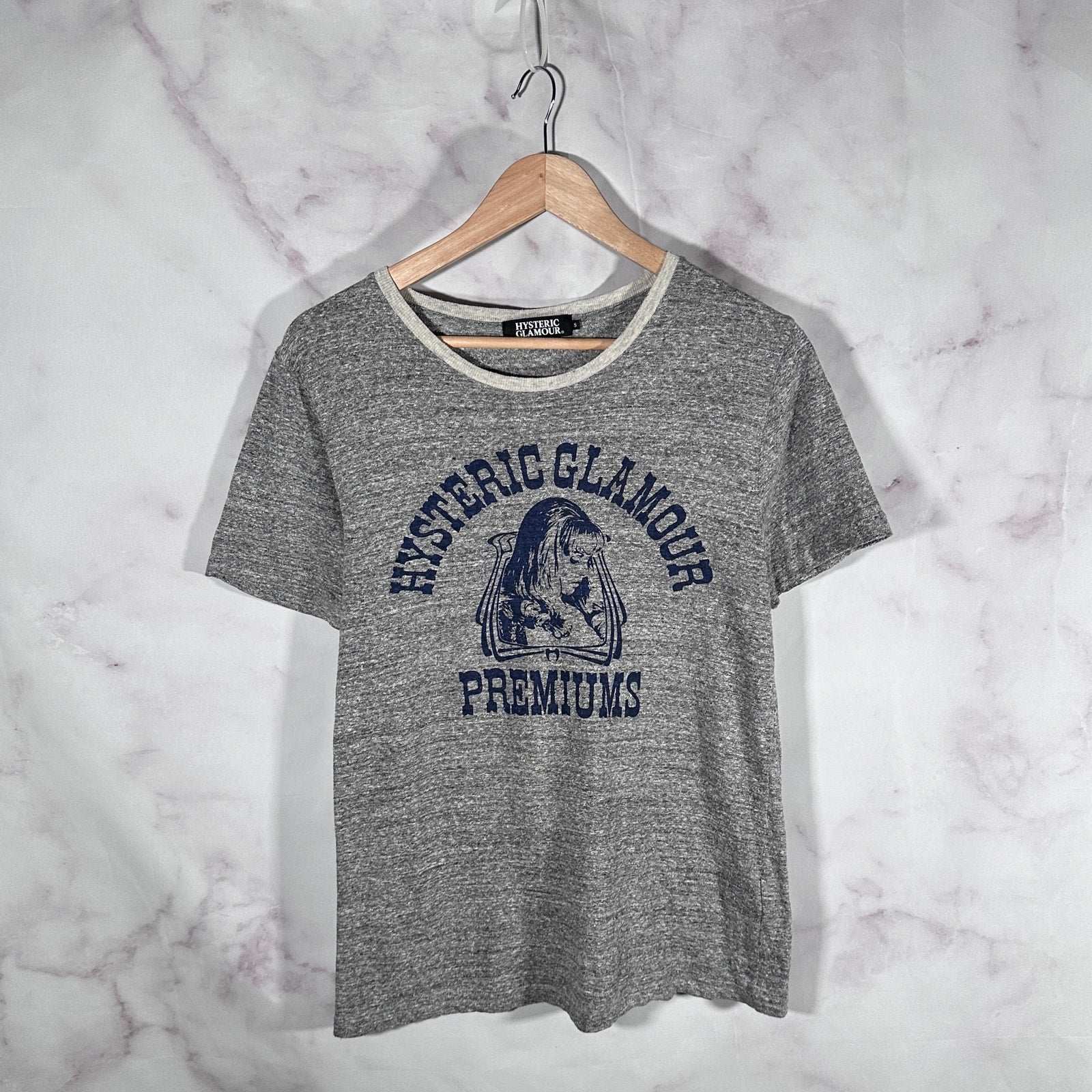 Hysteric Glamour Premiums Heather Grey Tee