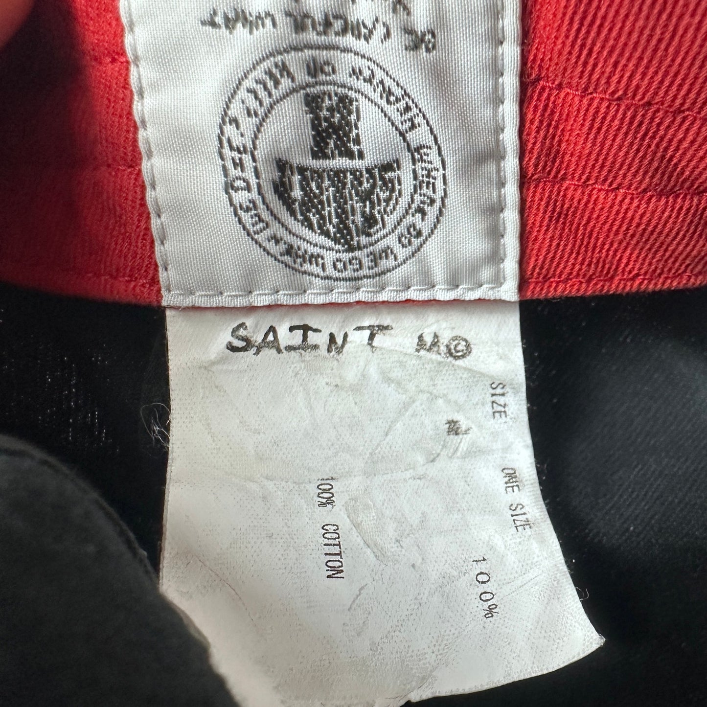 Saint Michael A/W21 Black ‘WAR’ Comic Hat