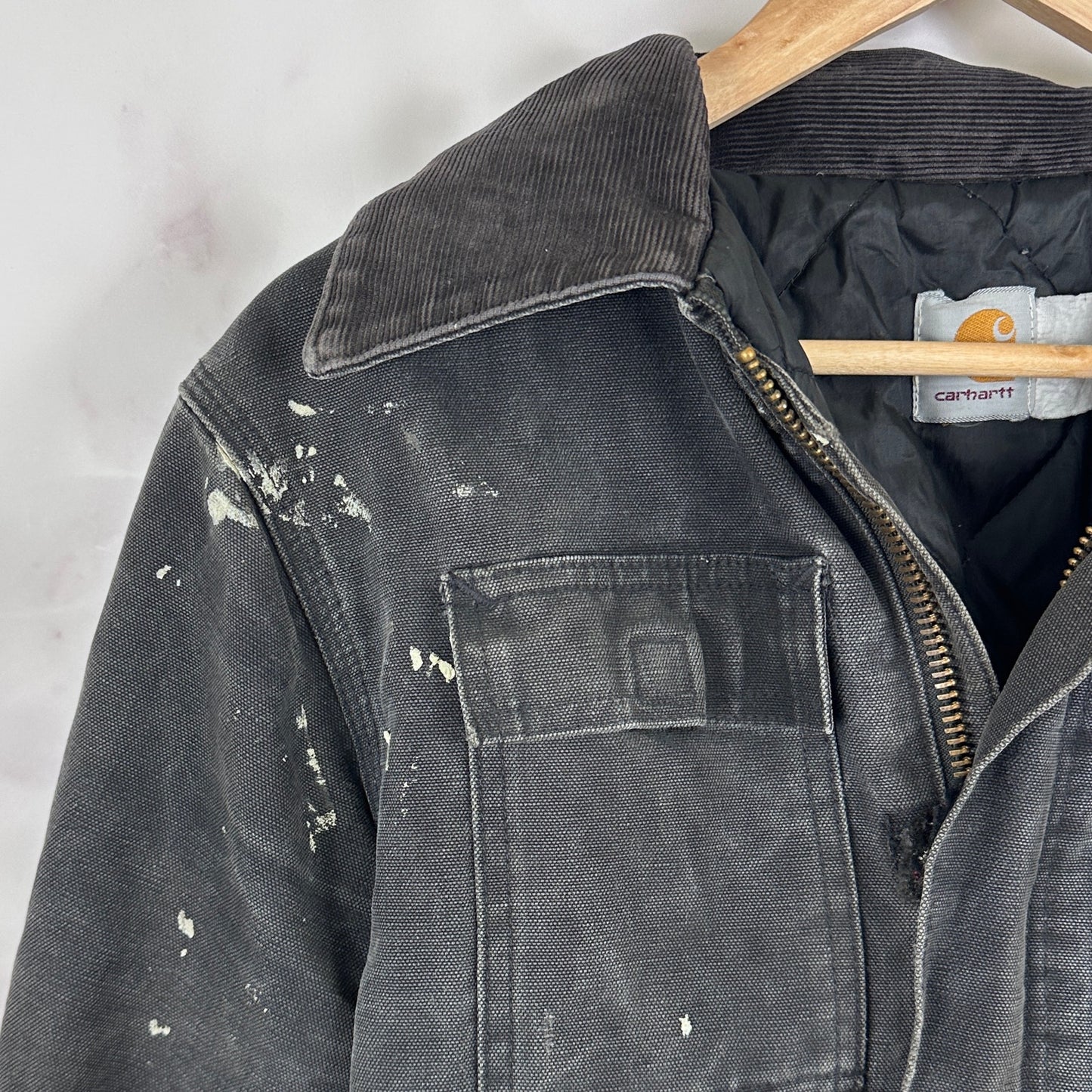 Vintage Carhartt Black Arctic Work Coat