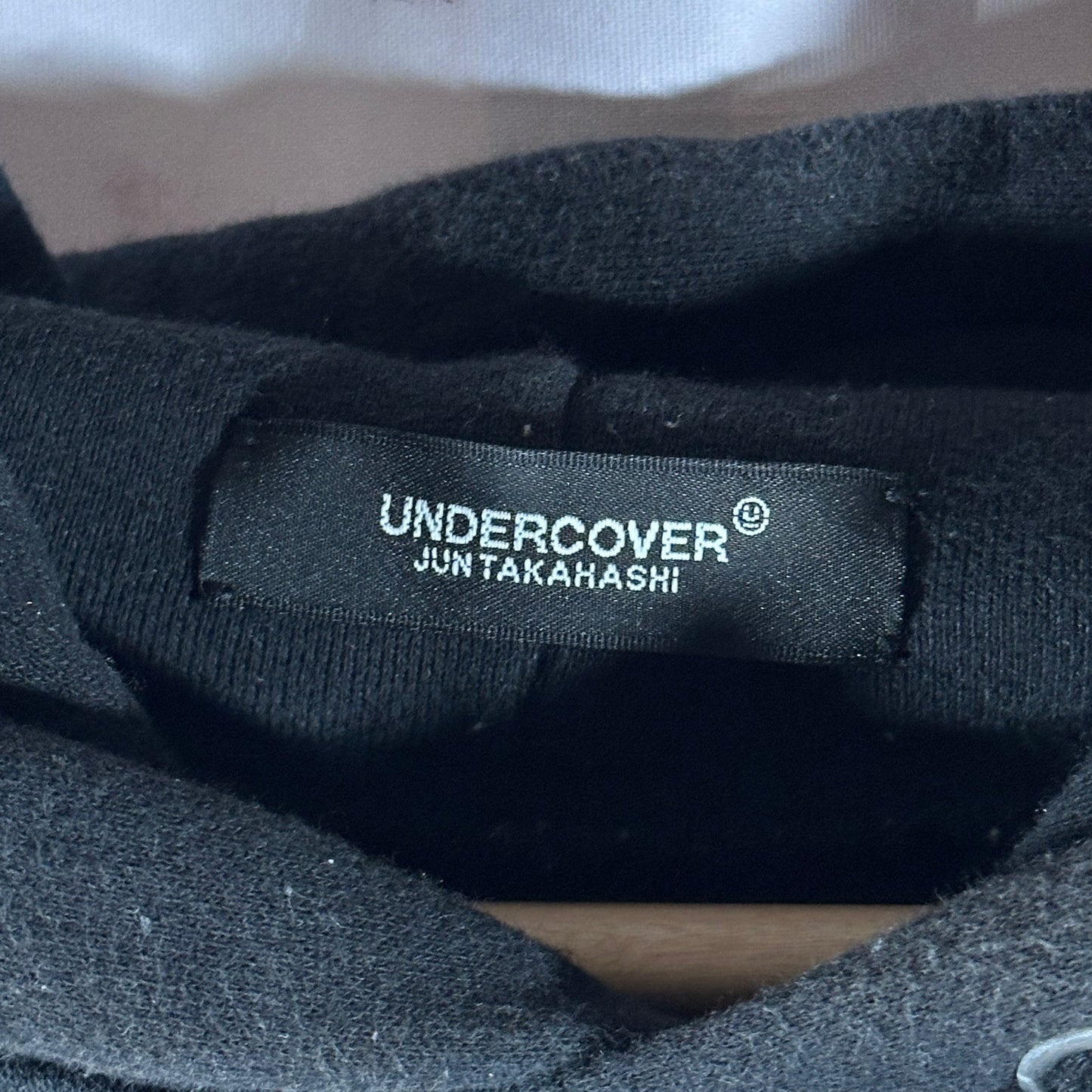 Undercover Black Sweet Danger Bear Cross Hoodie