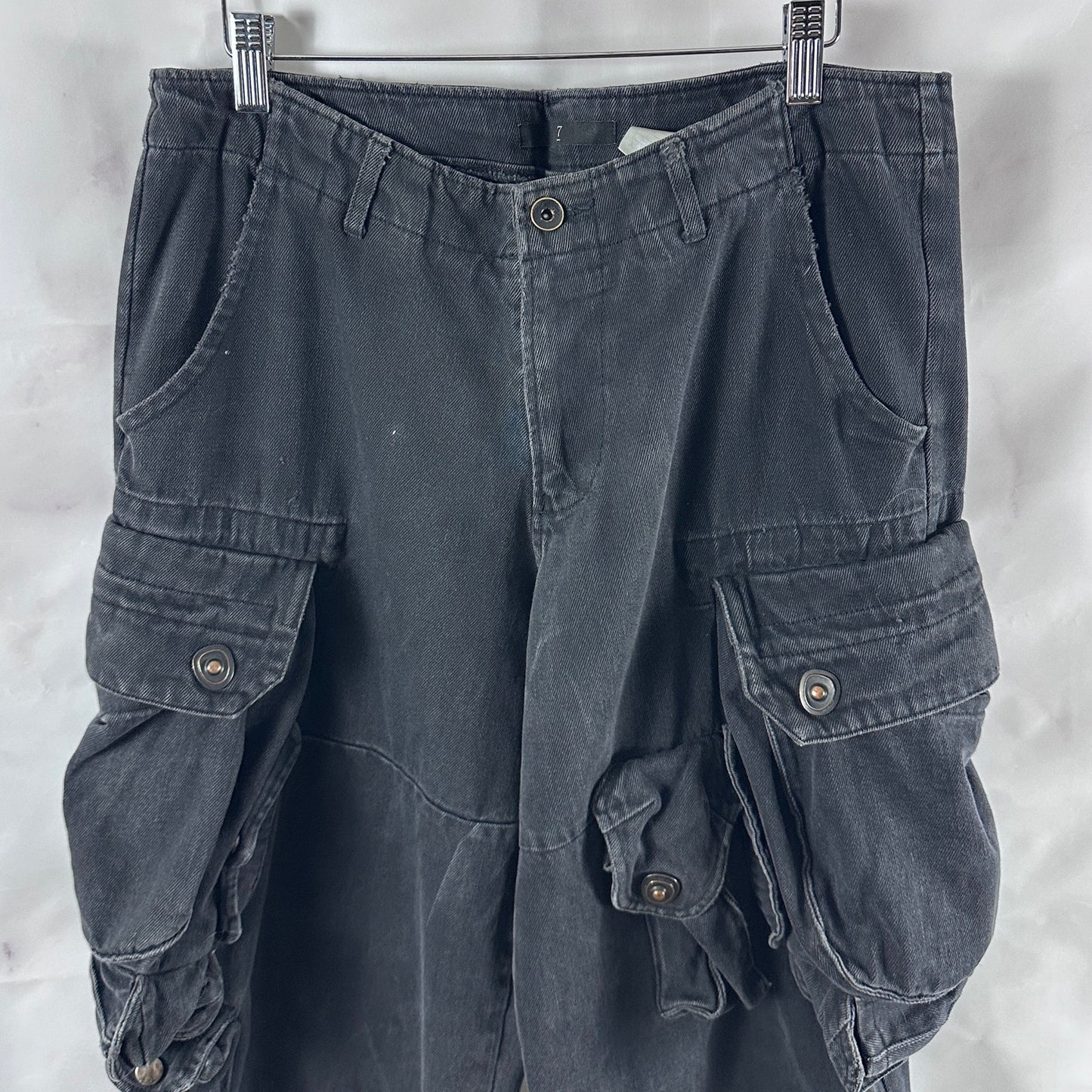 Julius A/W08 Black Gas Mask Cargo Pants