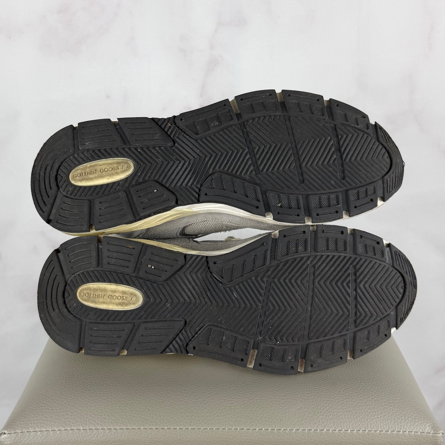 Golden Goose Dad Star Running Grey