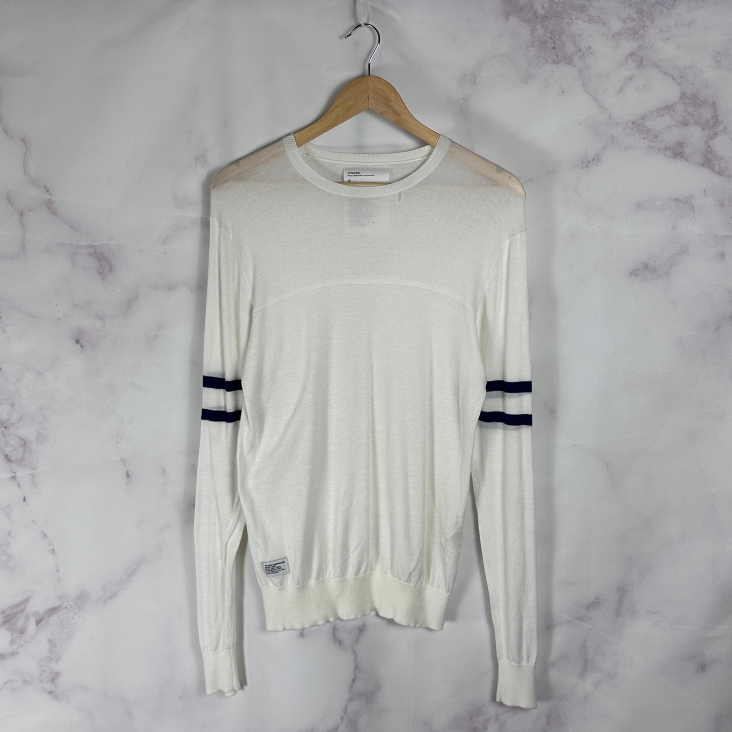 WTAPS White Sleeve Stripe Sweater
