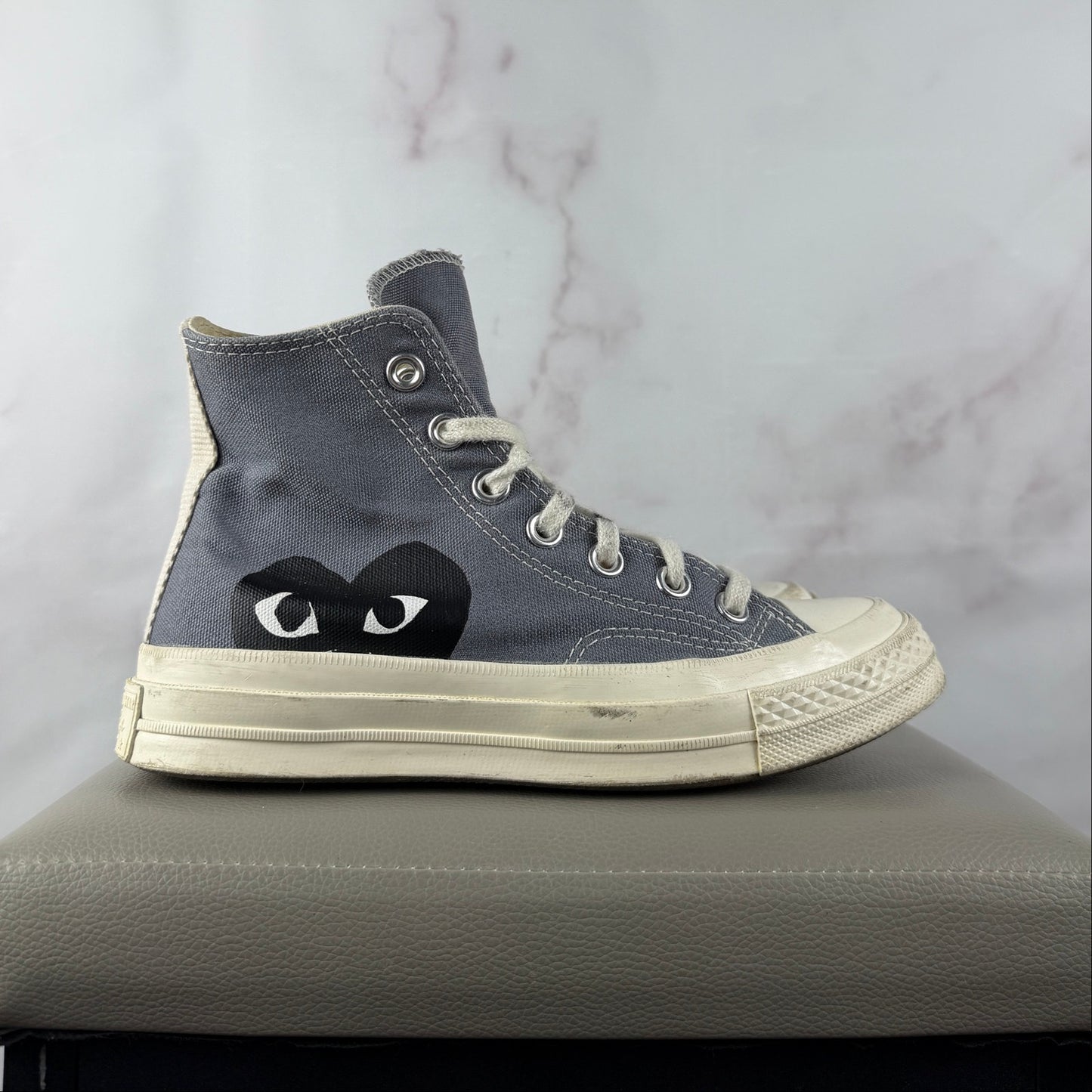 Converse x Comme des Garcons PLAY Chuck Taylor Grey All-Star 70 High
