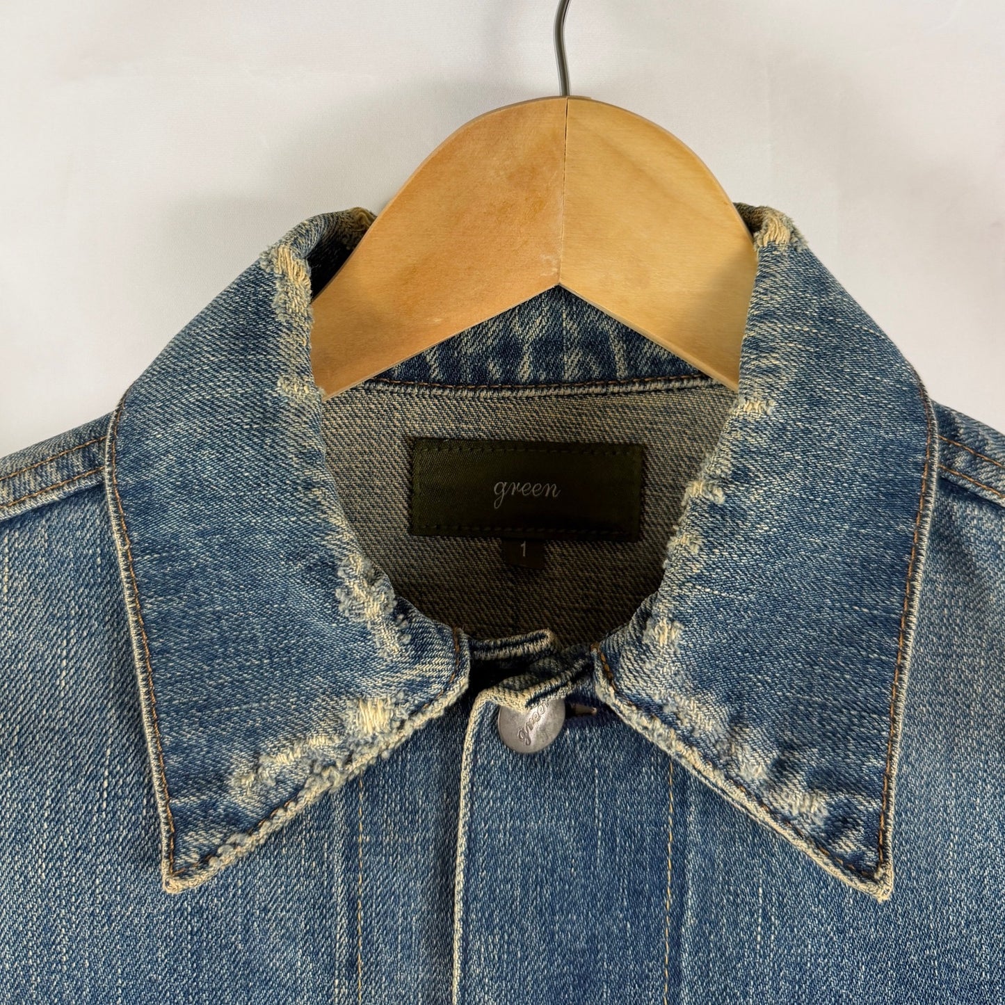 Green / Bowles & Co. Japanese Selvedge Denim Jacket