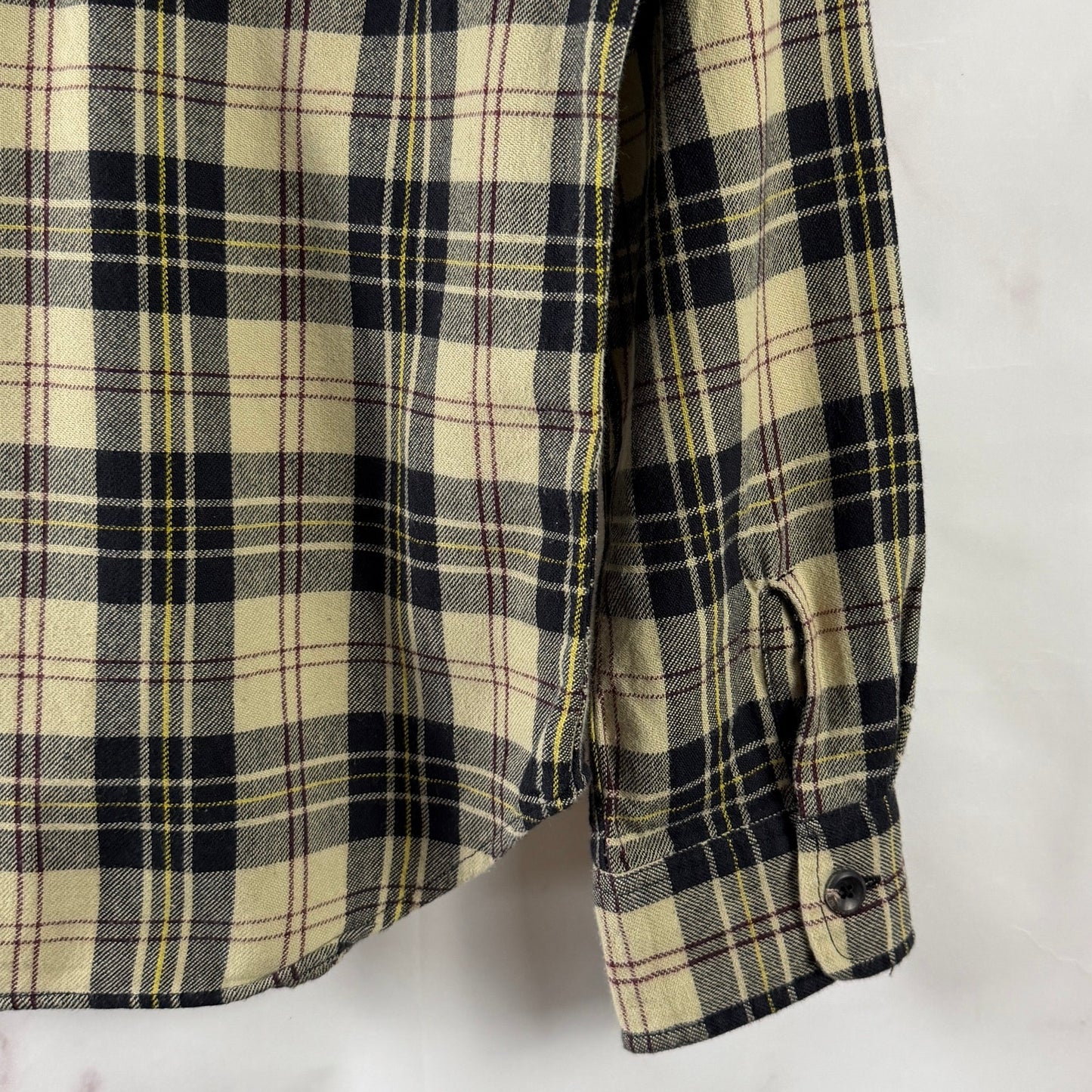RRL Tan Plaid Button-Up Flannel Shirt