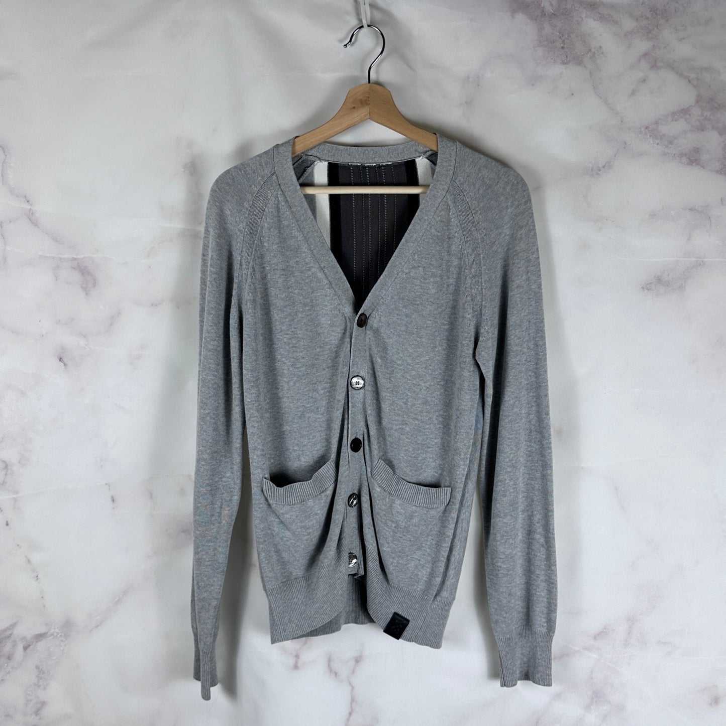 Adidas Y-3 Yohji Yamamoto Grey Cardigan Sweater