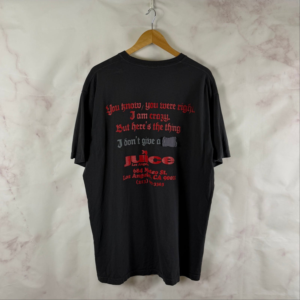 Juice Store Los Angeles Grey Tee